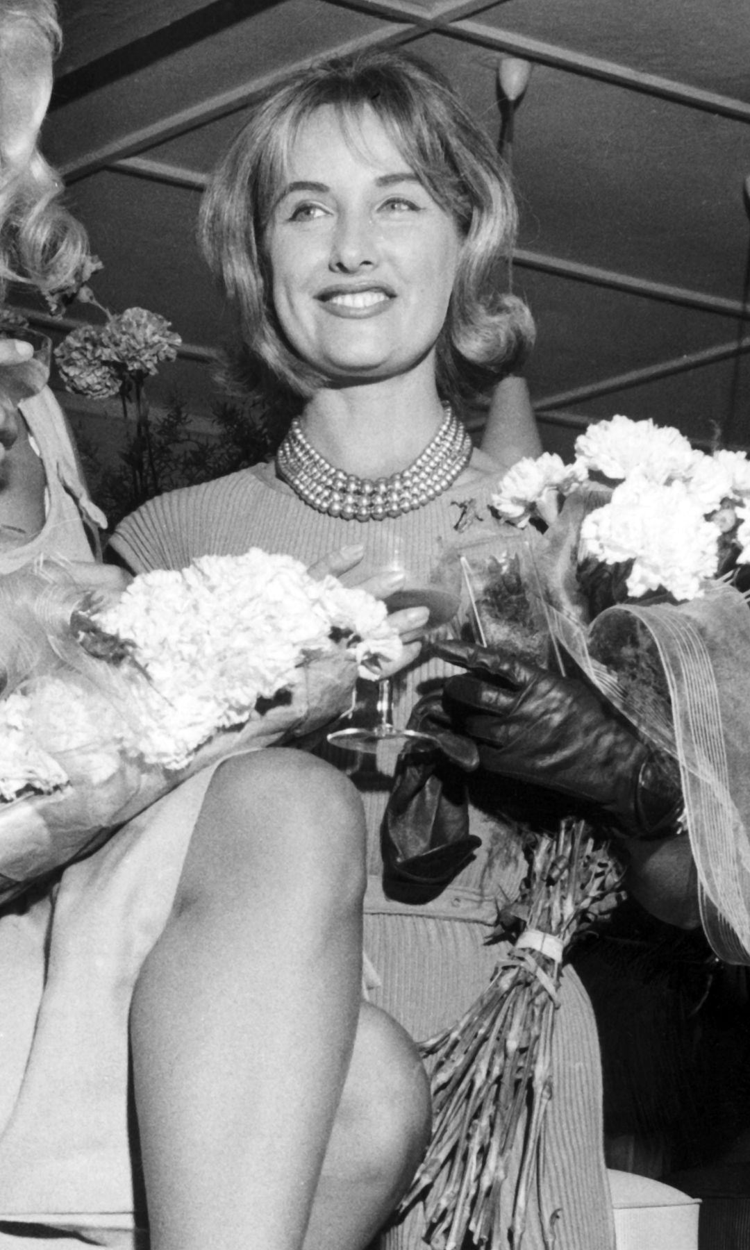 Jayne Mansfield y Mirtha Legrand en el Festival Internacional de Cine de Berlín en 1961