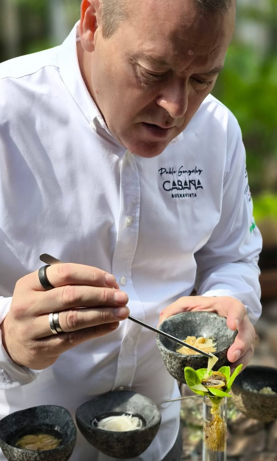 El chef Pablo González Conejero de Cabaña Buenavista, El Palmar, Murcia