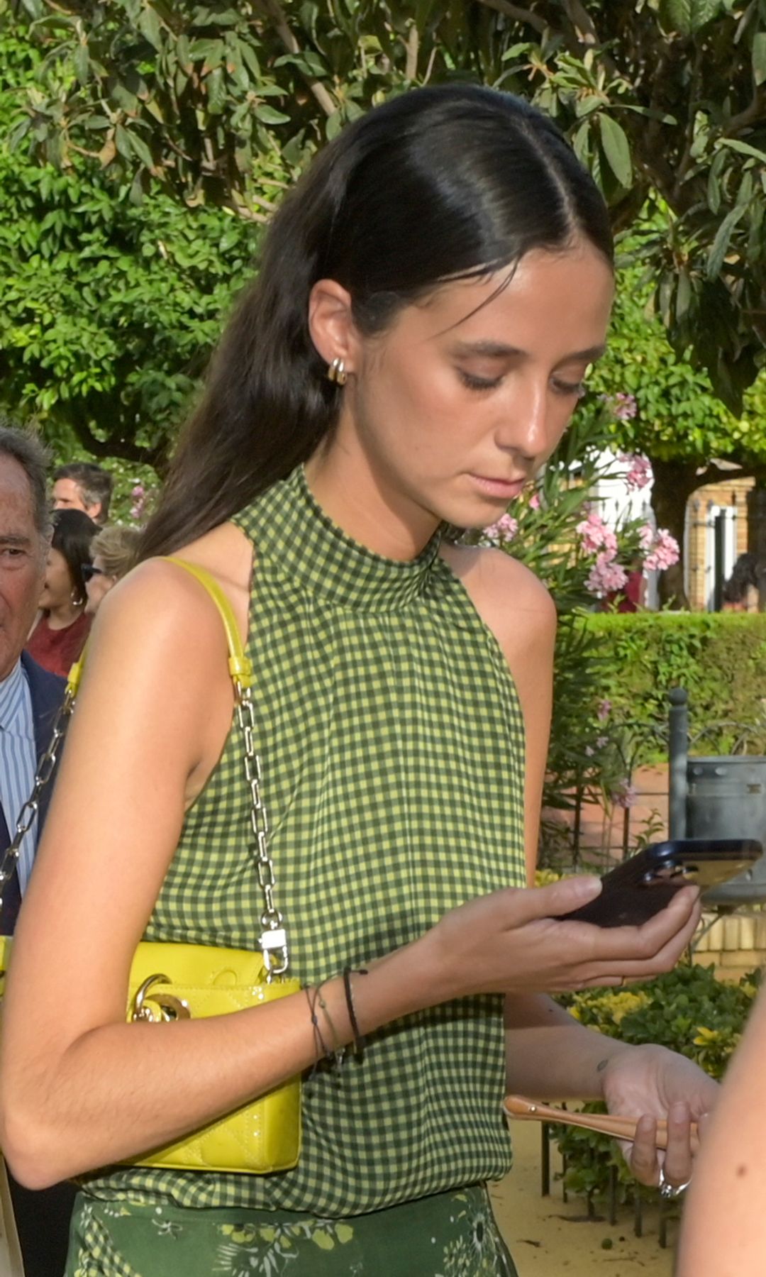 Victoria Federica en la boda de Carmen Laffon y Jaime Palomar Balanzategui en Sevilla