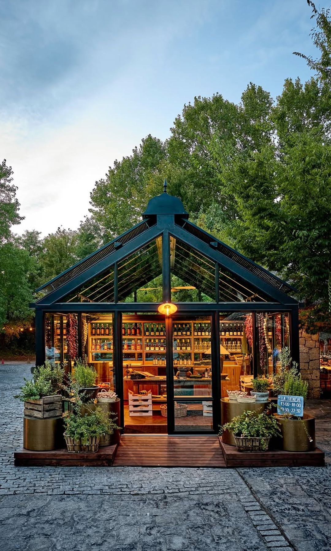 Invernadero del restaurante Filandón El Pardo Madrid