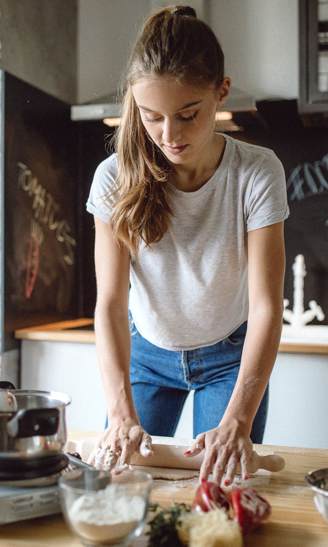 Mujer cocinando