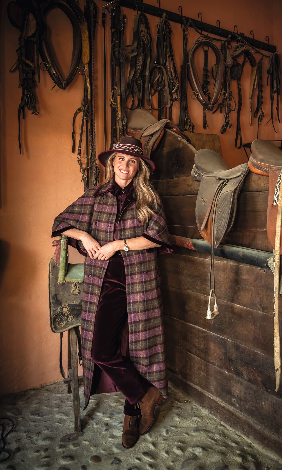 CURTIDA AMAZONA
Nuestra protagonista, en las caballerizas