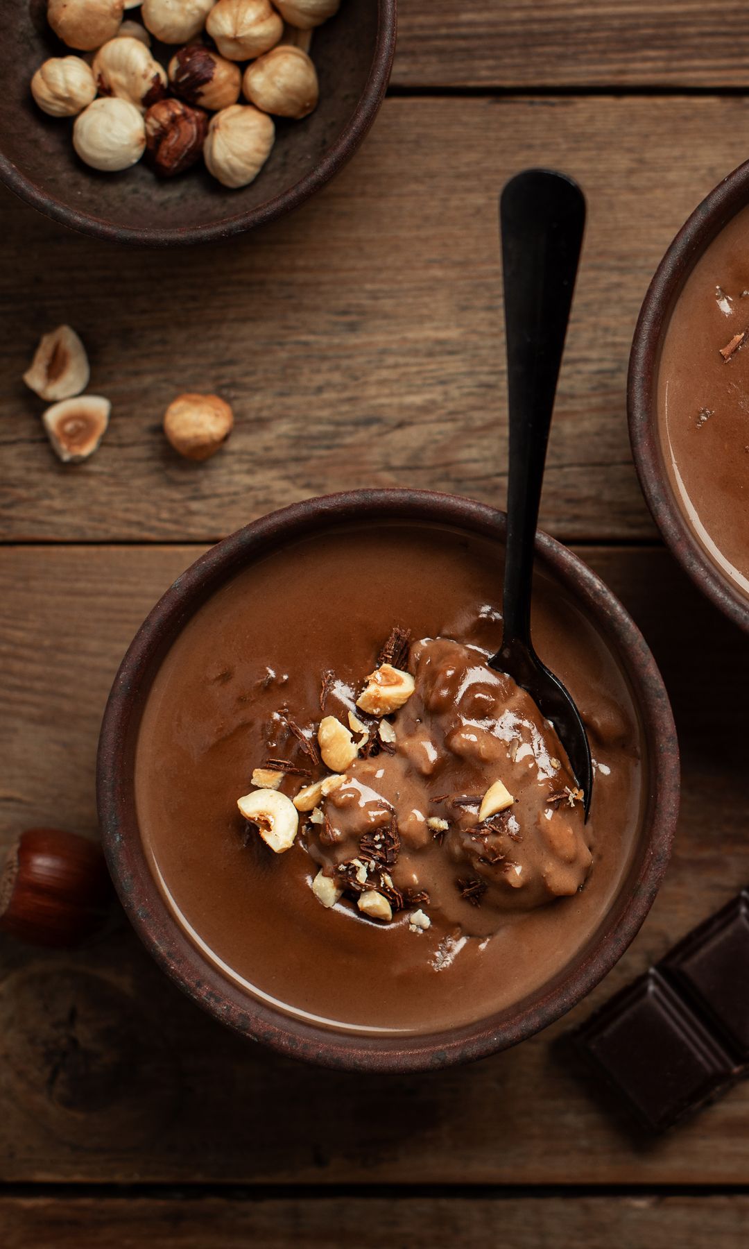 Crema de cacao y avellanas