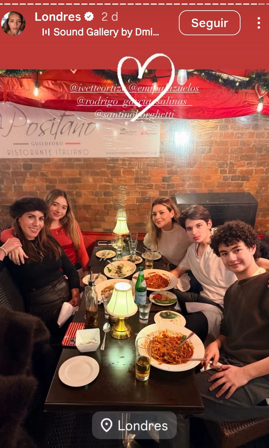 Grettell Valdez ha comenzado su travesía londinense al lado de su hijo Santino