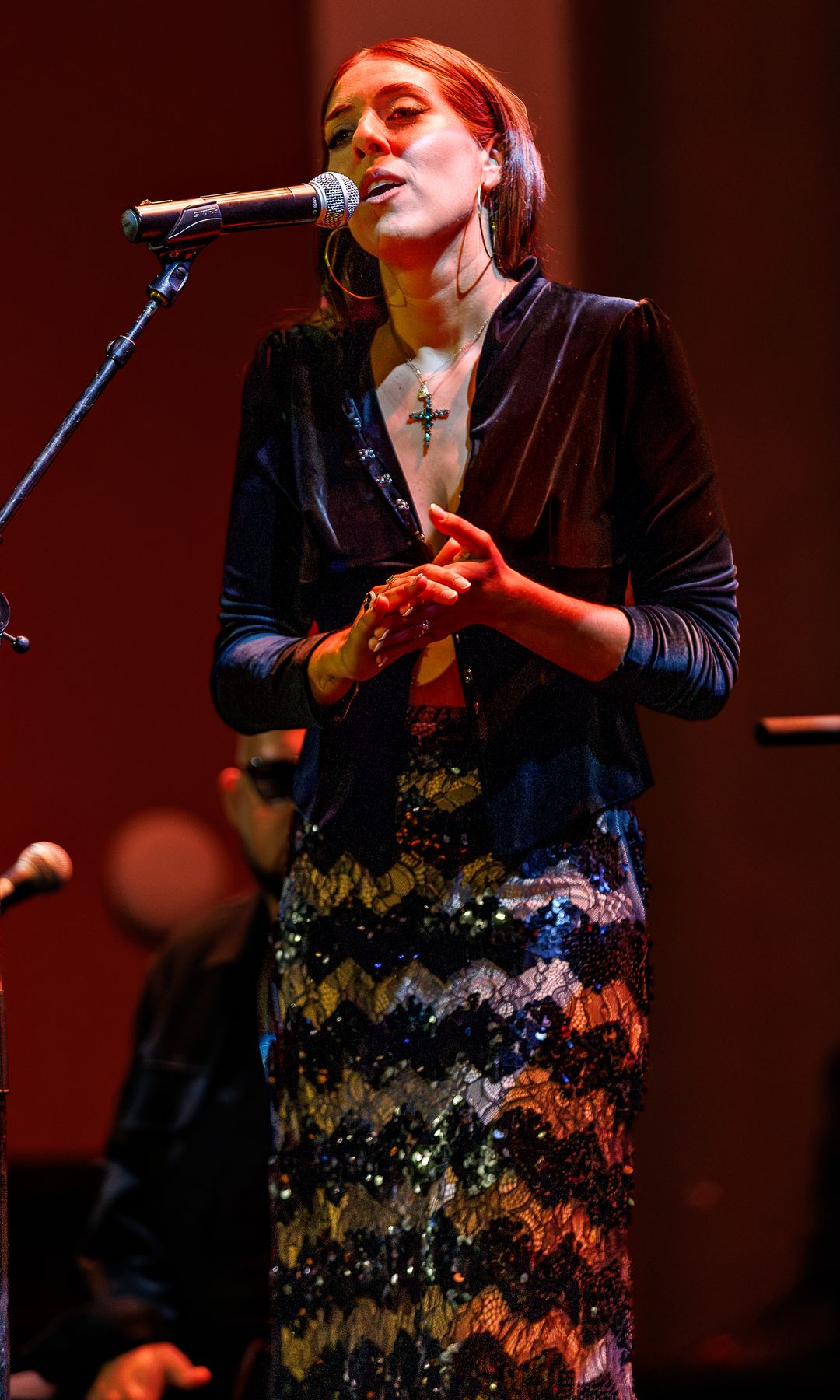 El momento de la actuación de Marina Carmona
