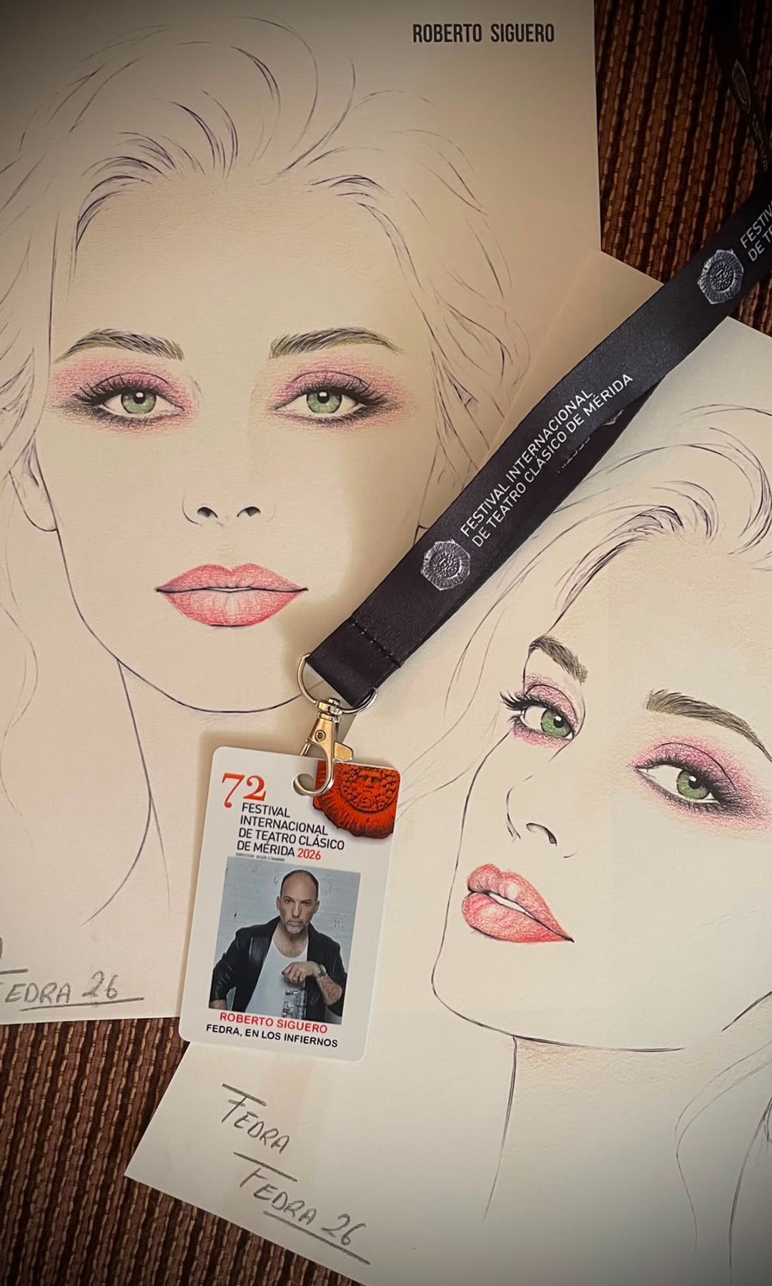 El maquillaje de Lydia en Fedra