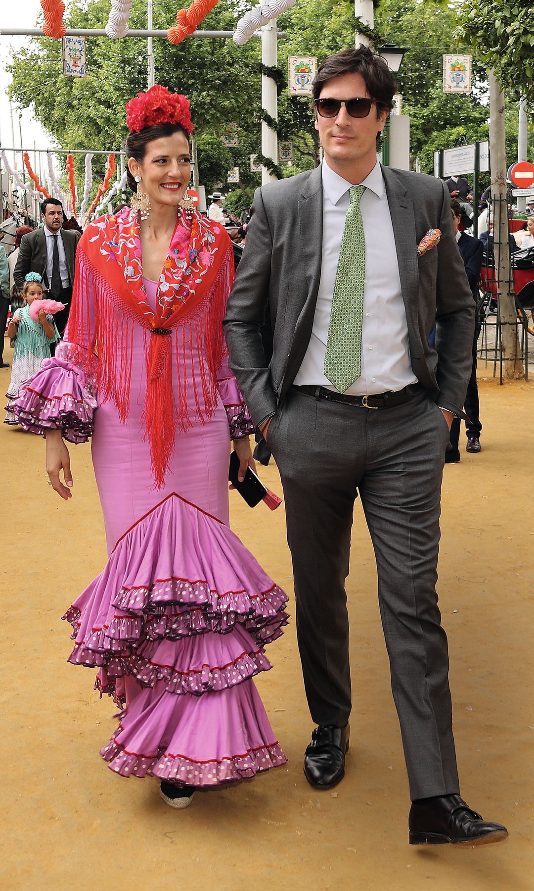 Luis de Medina y Clara Caruana en la pasada Feria de Abril