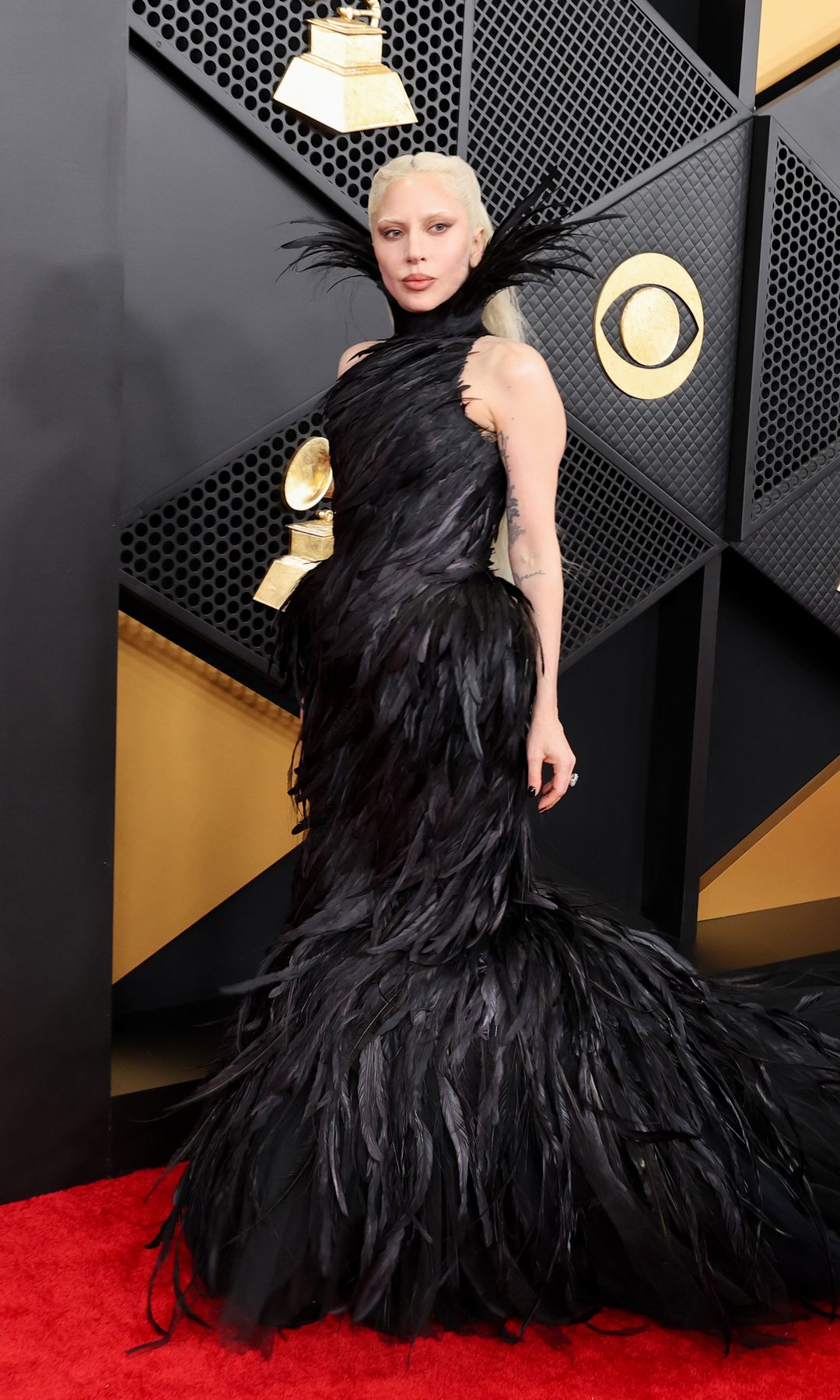 Lady Gaga en la alfombra roja