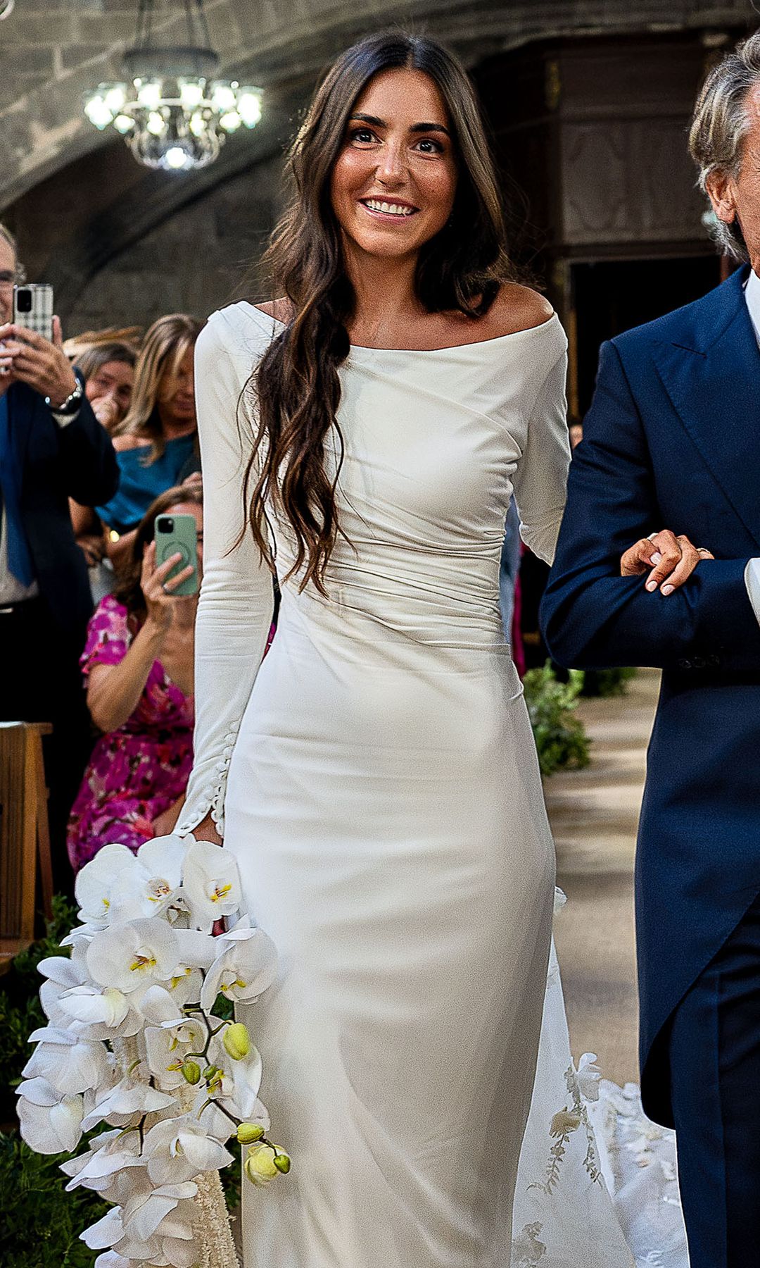 Natalia Pujol enfundada en un vestido nupcial