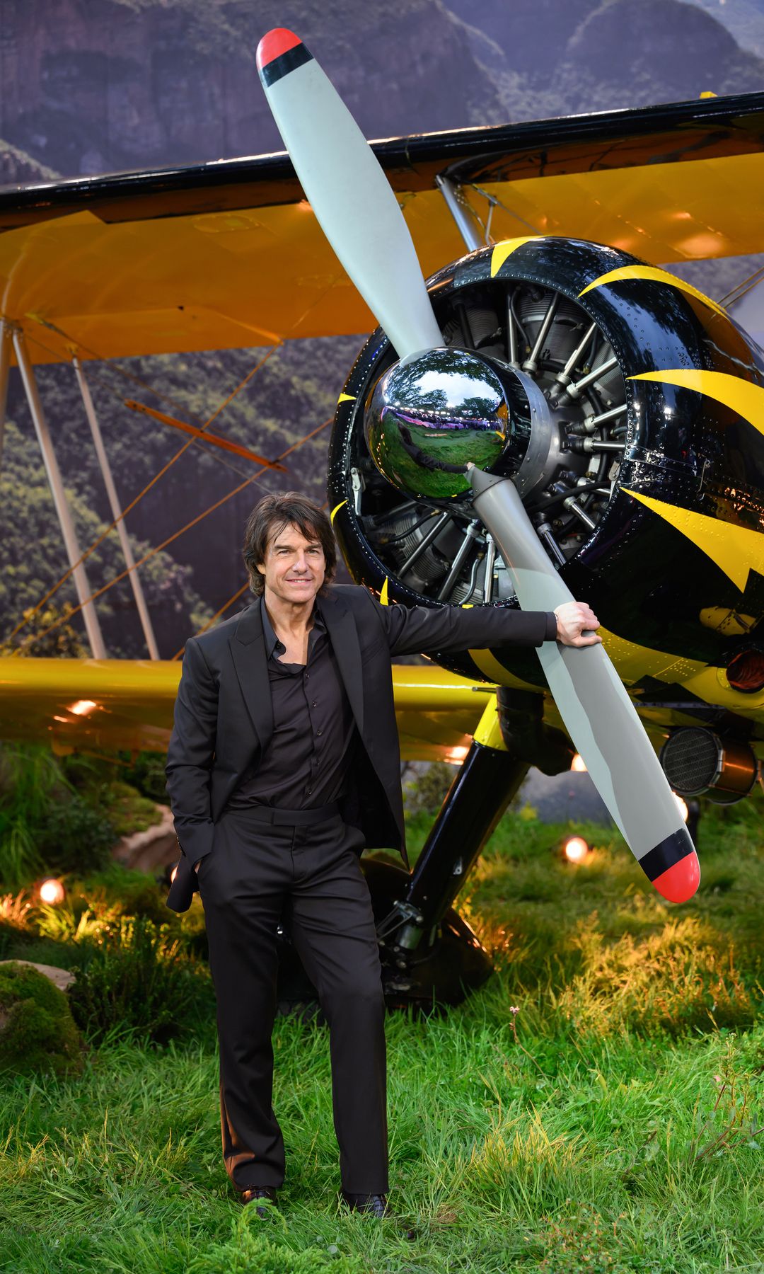 Tom Cruise attends the Global Premiere Red Carpet in support of "Mission: Impossible - The Final Reckoning" at Leicester Square on May 15, 2025, in London, England