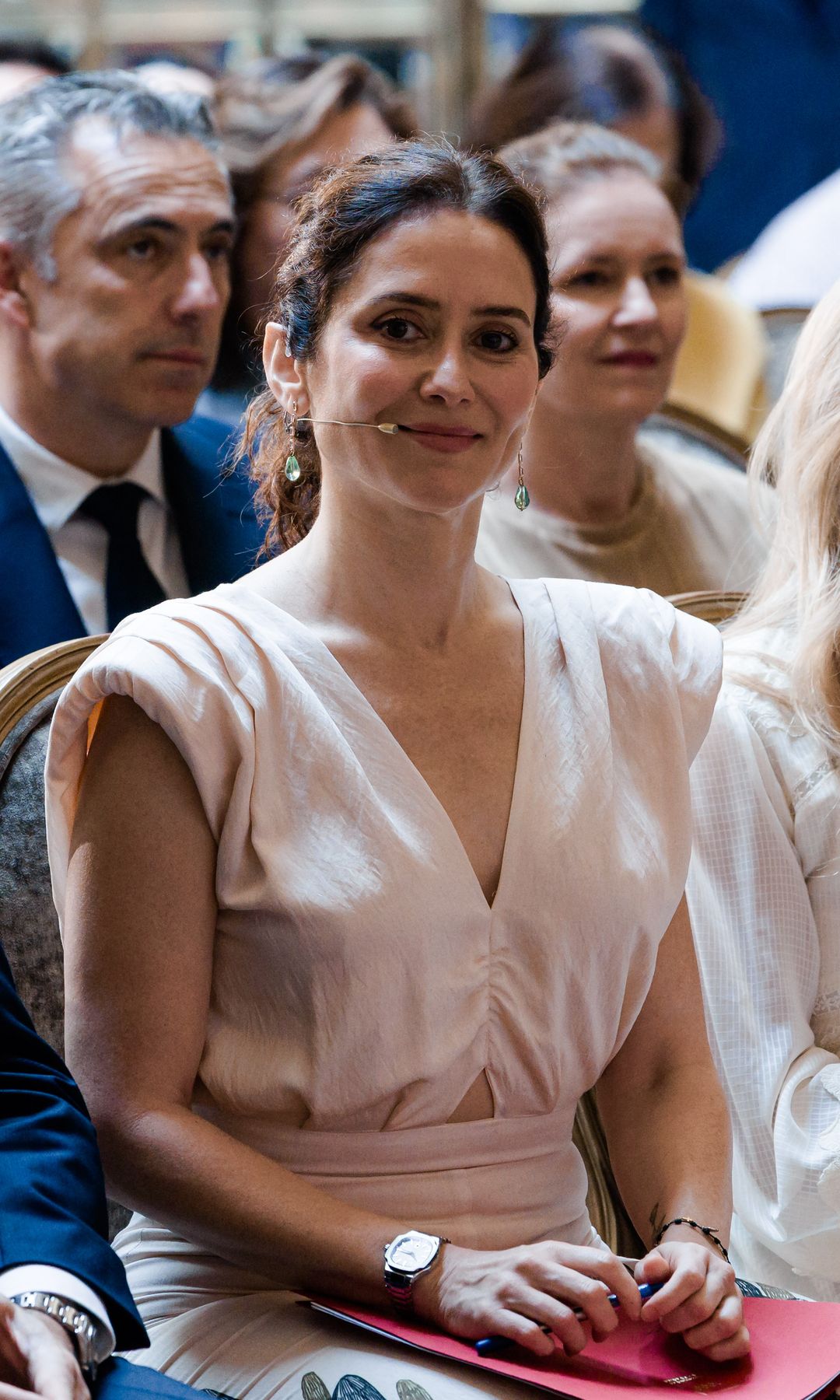 Isabel Díaz Ayuso ayer en un acto en el hotel Wellington de Madrid