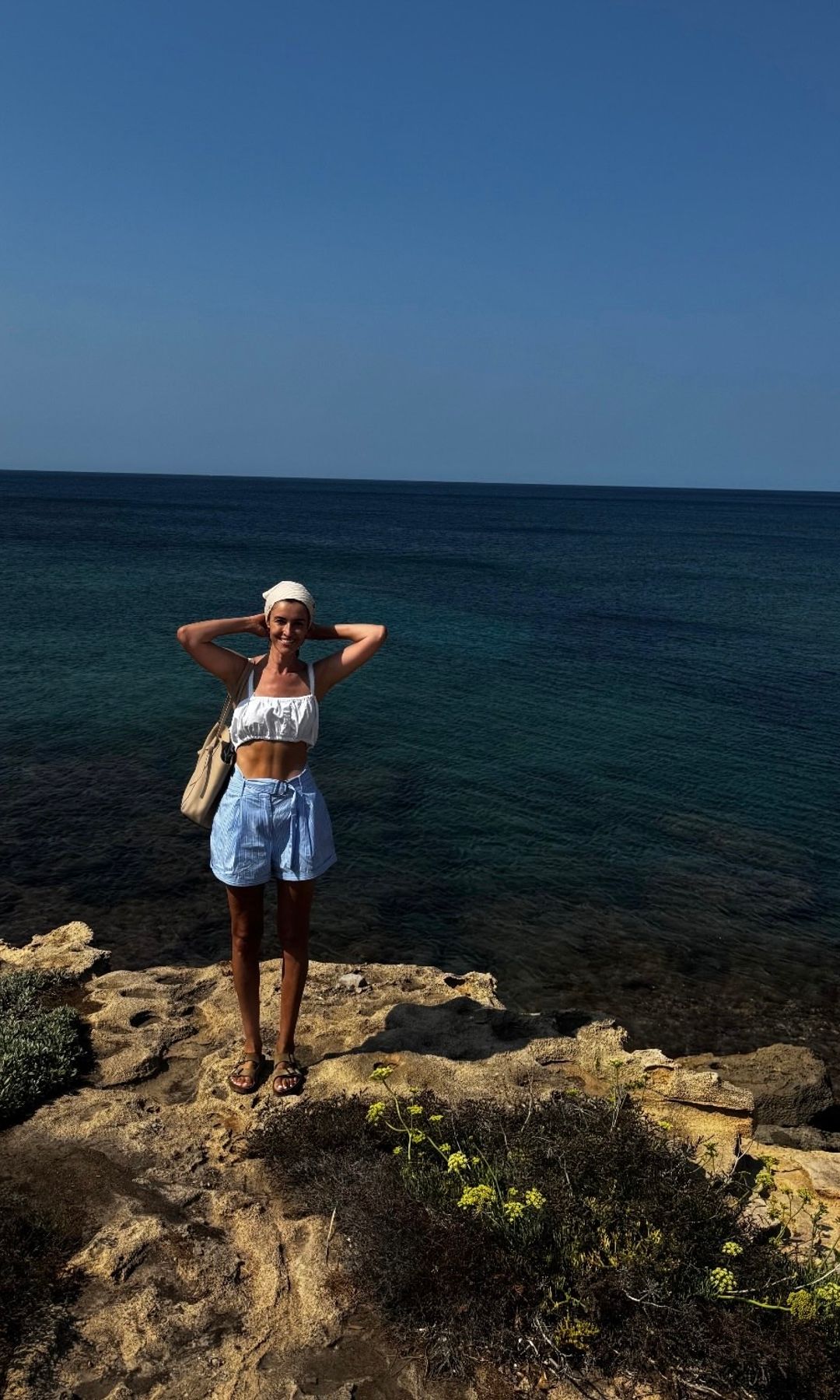 Blanca Romero de vacaciones en Mallorca
