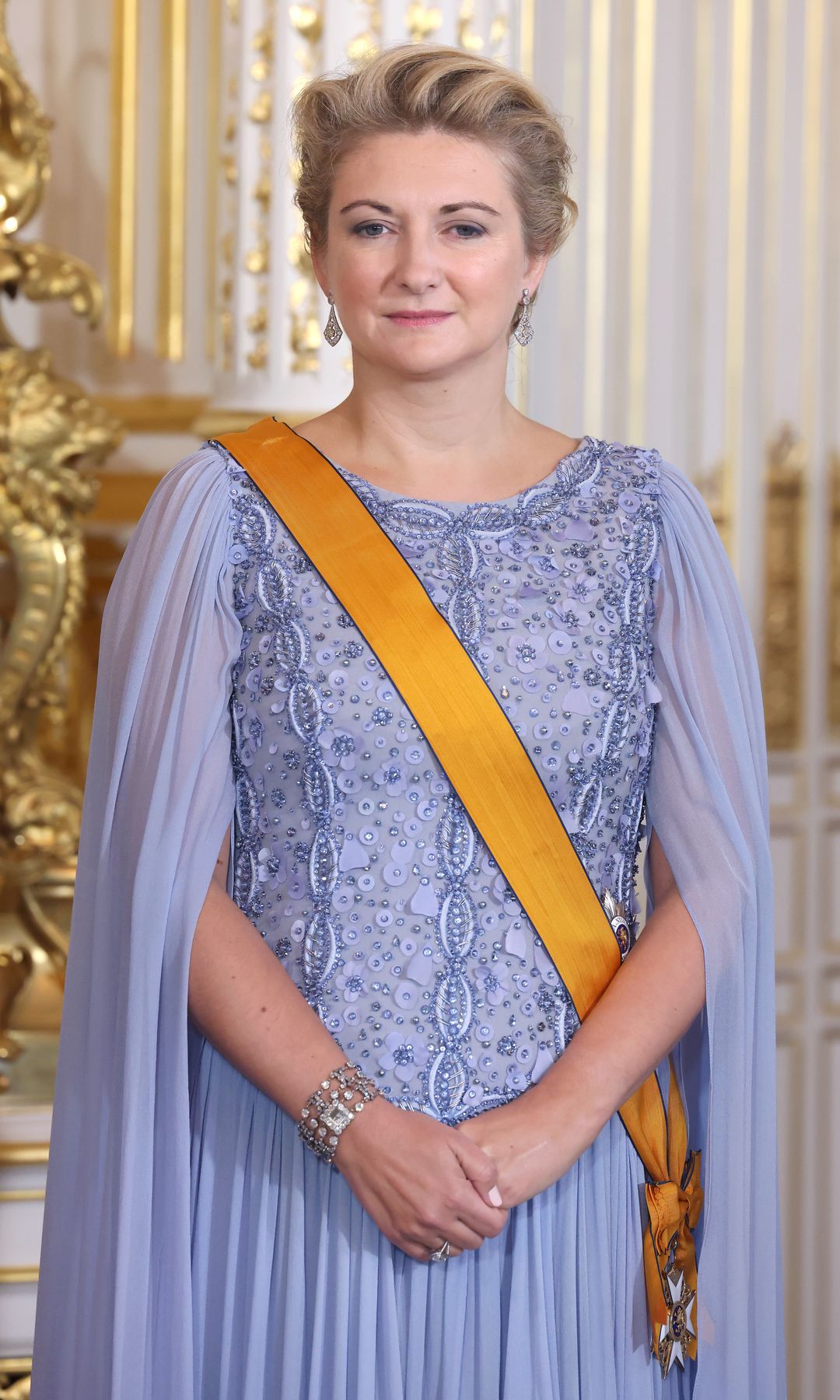 Stéphanie de Luxemburgo posa en la abdicación