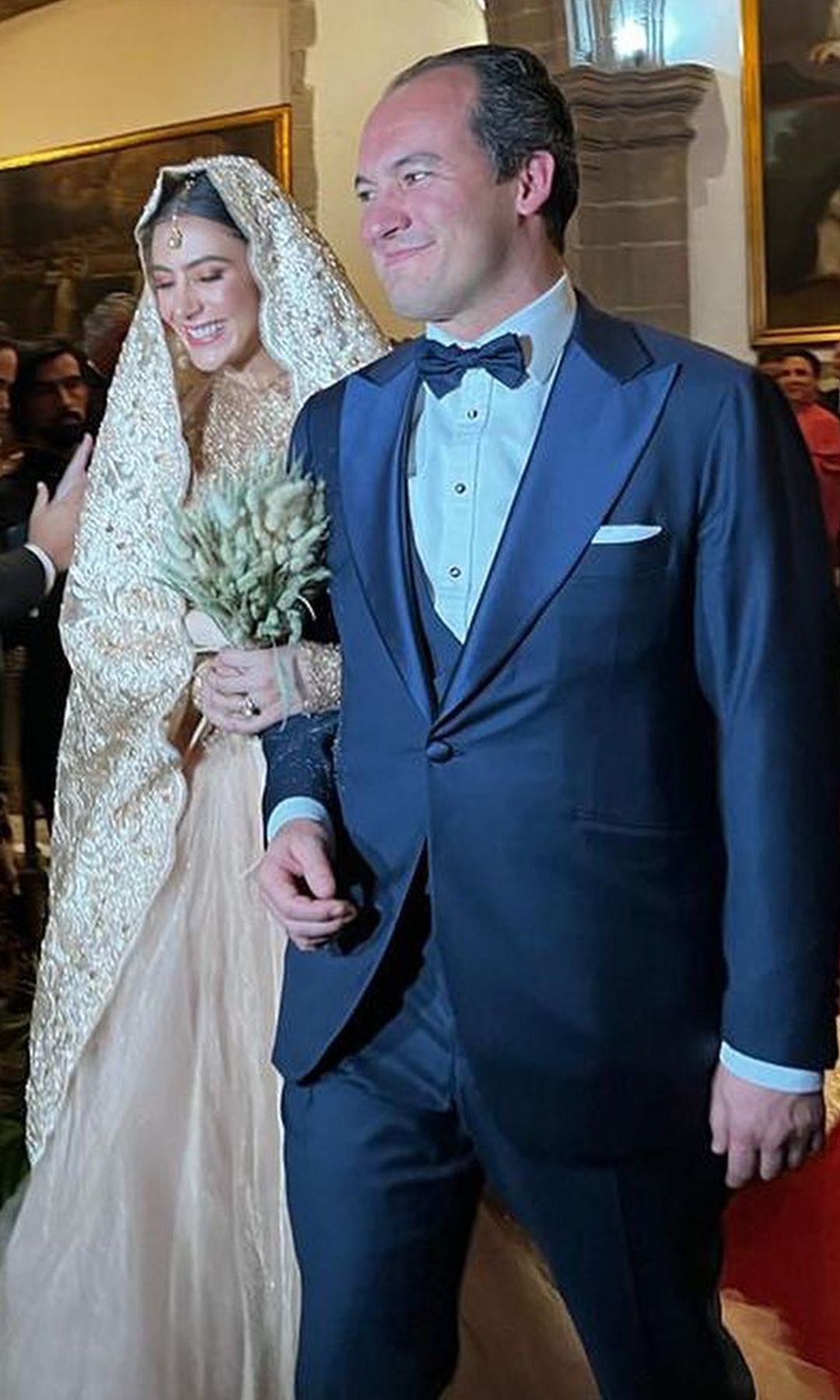 Ramón Hermosilla Gómez-Cuétara, en su boda con la chef mexicana Karla Cova Villa