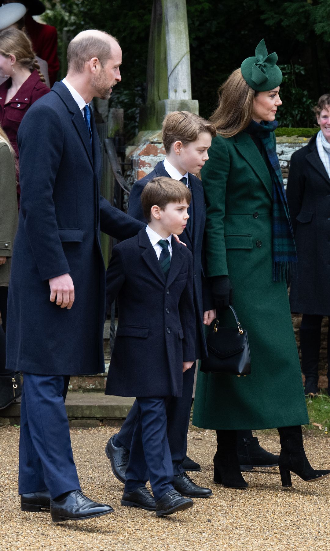 Príncipe Louis Misa de Navidad, 25 de diciembre de 2024.