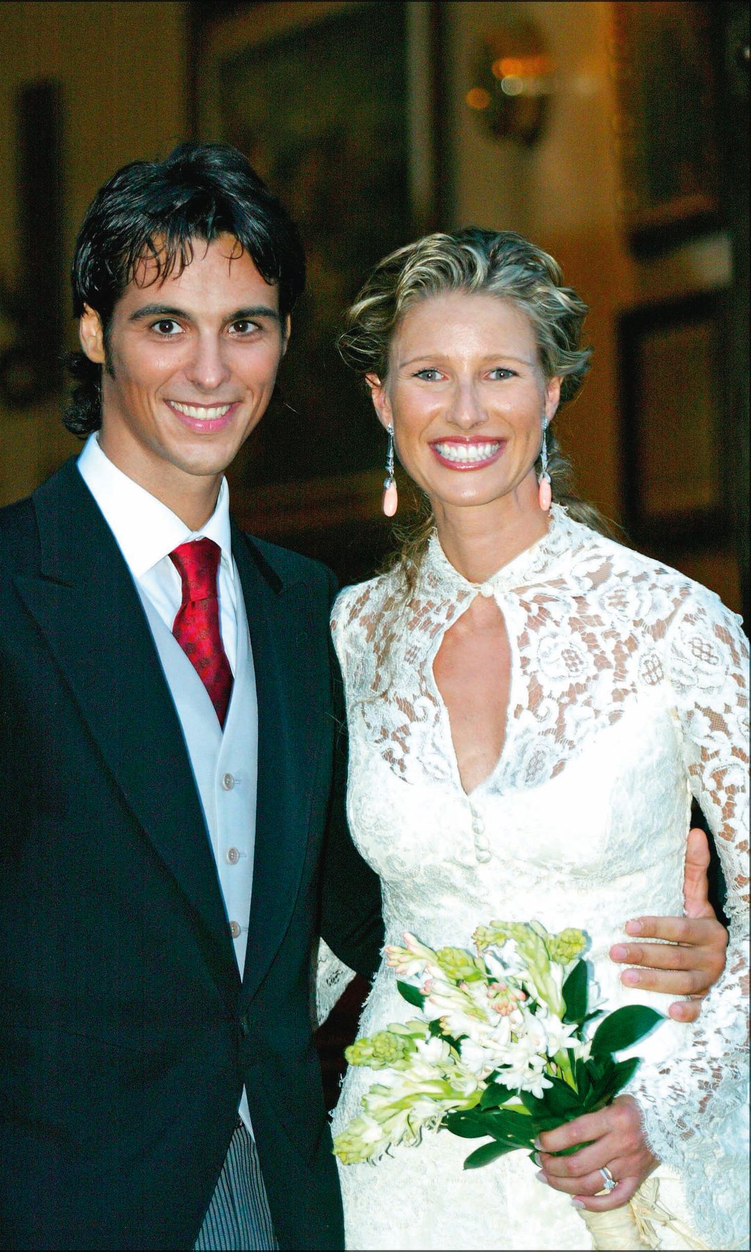 Igor Yebra y Anne Igartiburu ensu boda en 2004