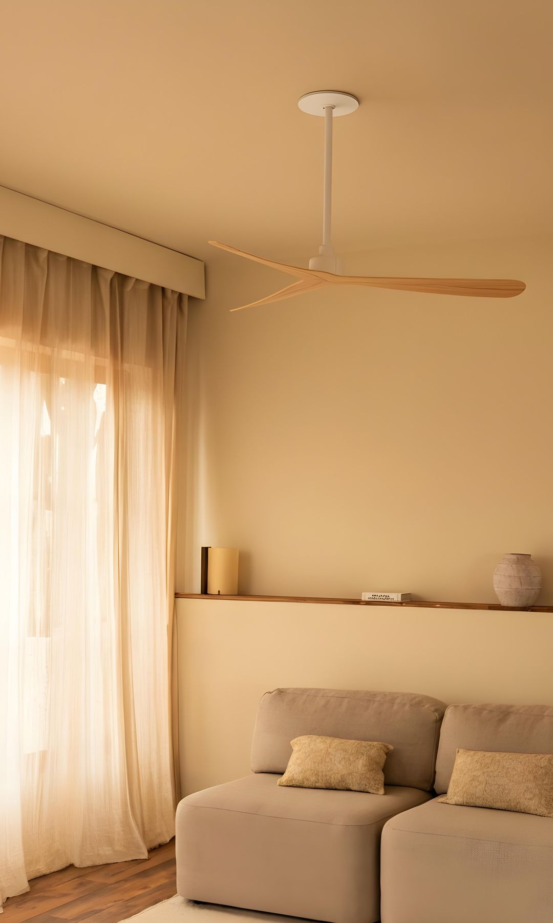 Ventilador con sistema de fijación empotrable de Faro Barcelona