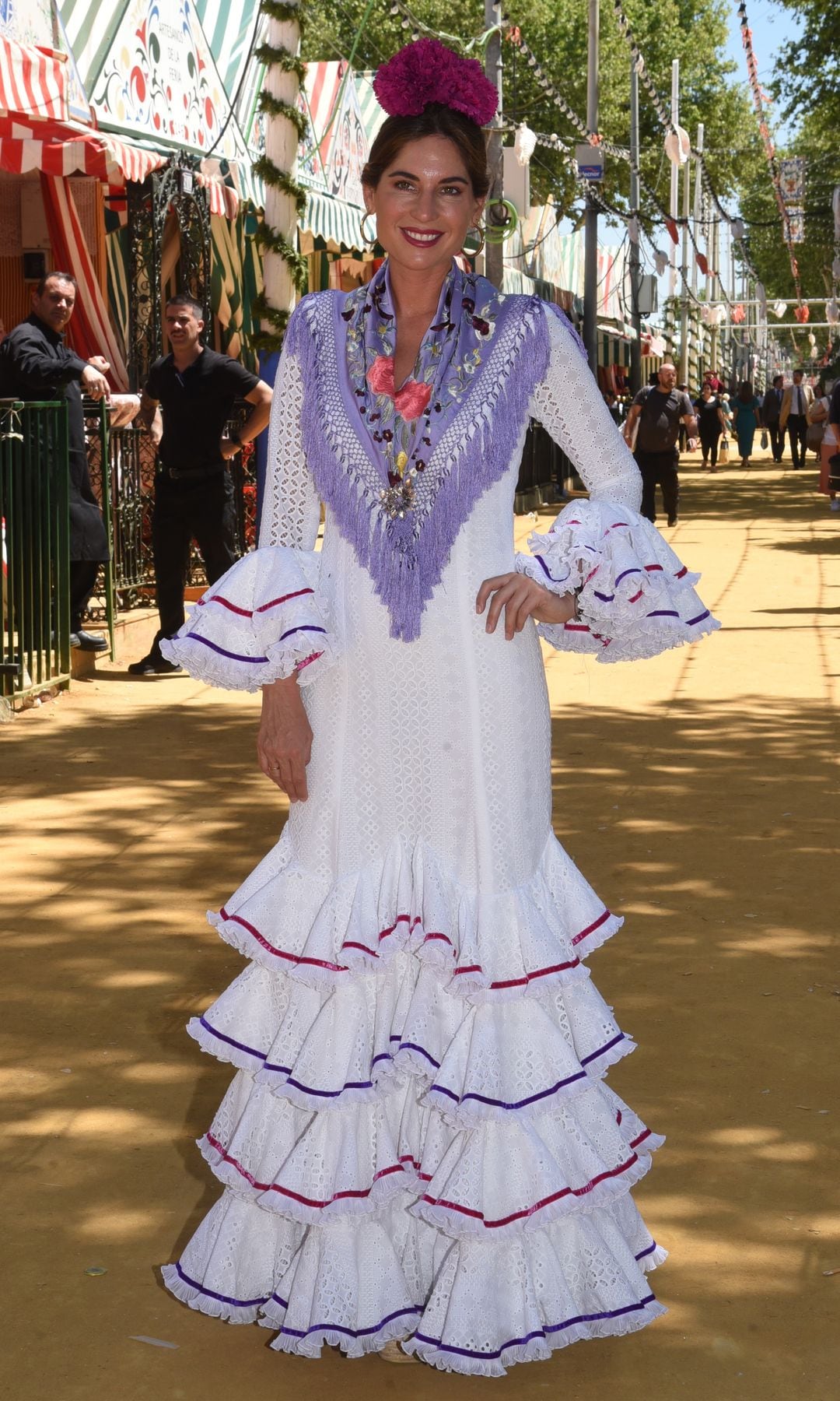 La Feria de Abril de Sevilla (2023), la cita flamenca donde Lourdes Montes triunfa con los diseños de su firma Miabril.