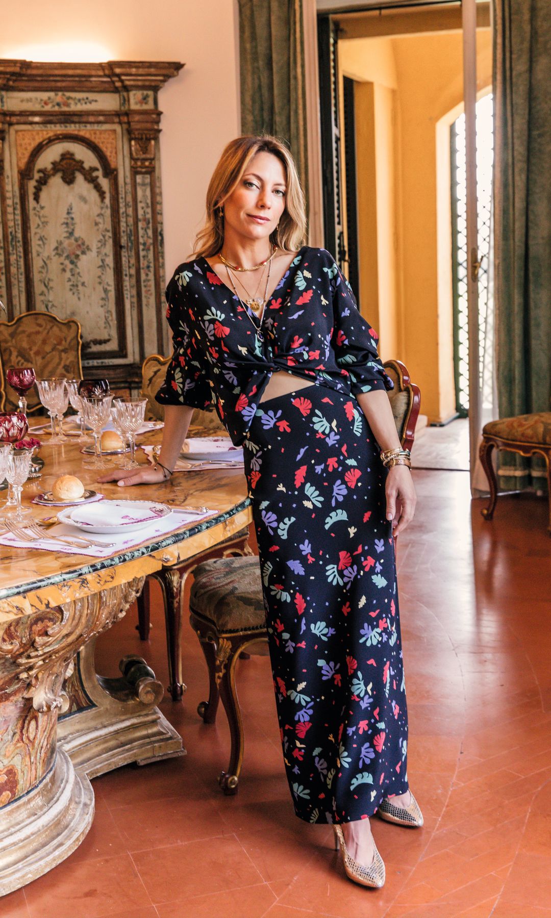 Maria Sole Torlonia heredera de dos grandes dinastías italianas, nos abre las puertas de su majestuosa finca familiar
