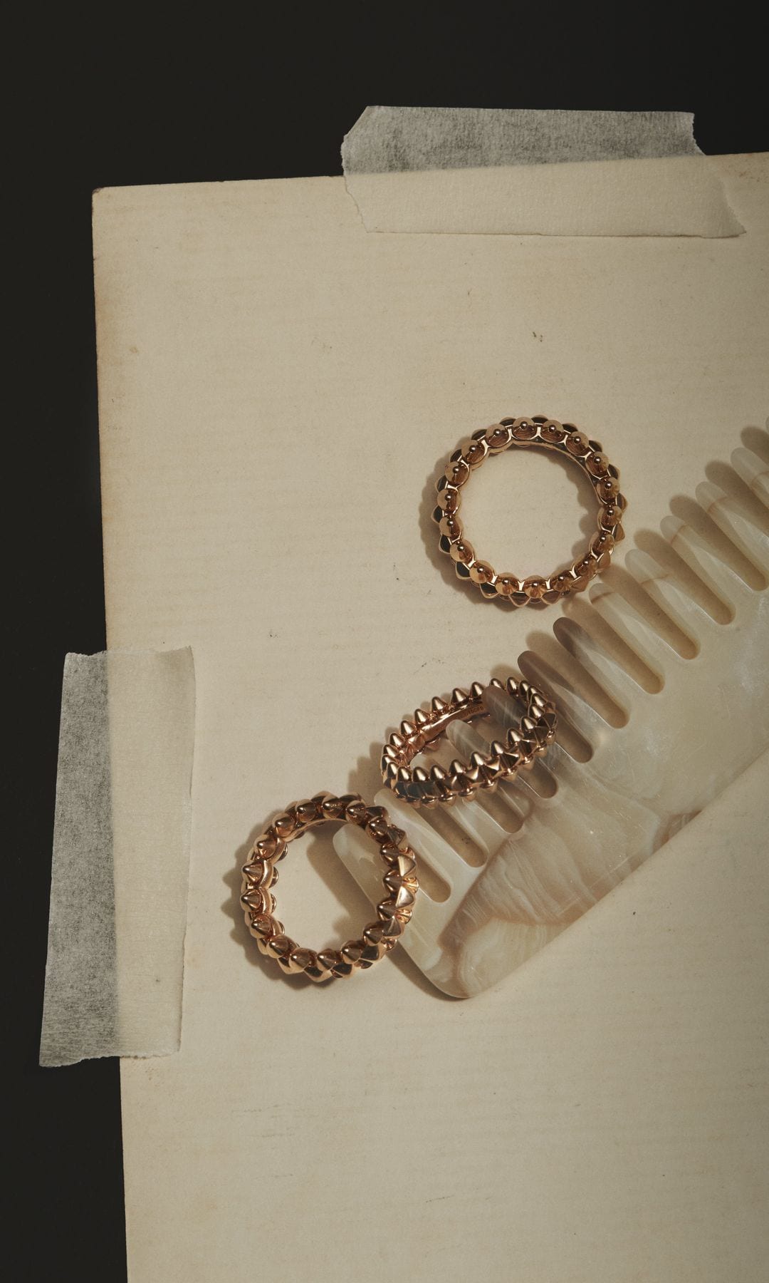 Anillos Clash de Cartier en Oro Rosa
