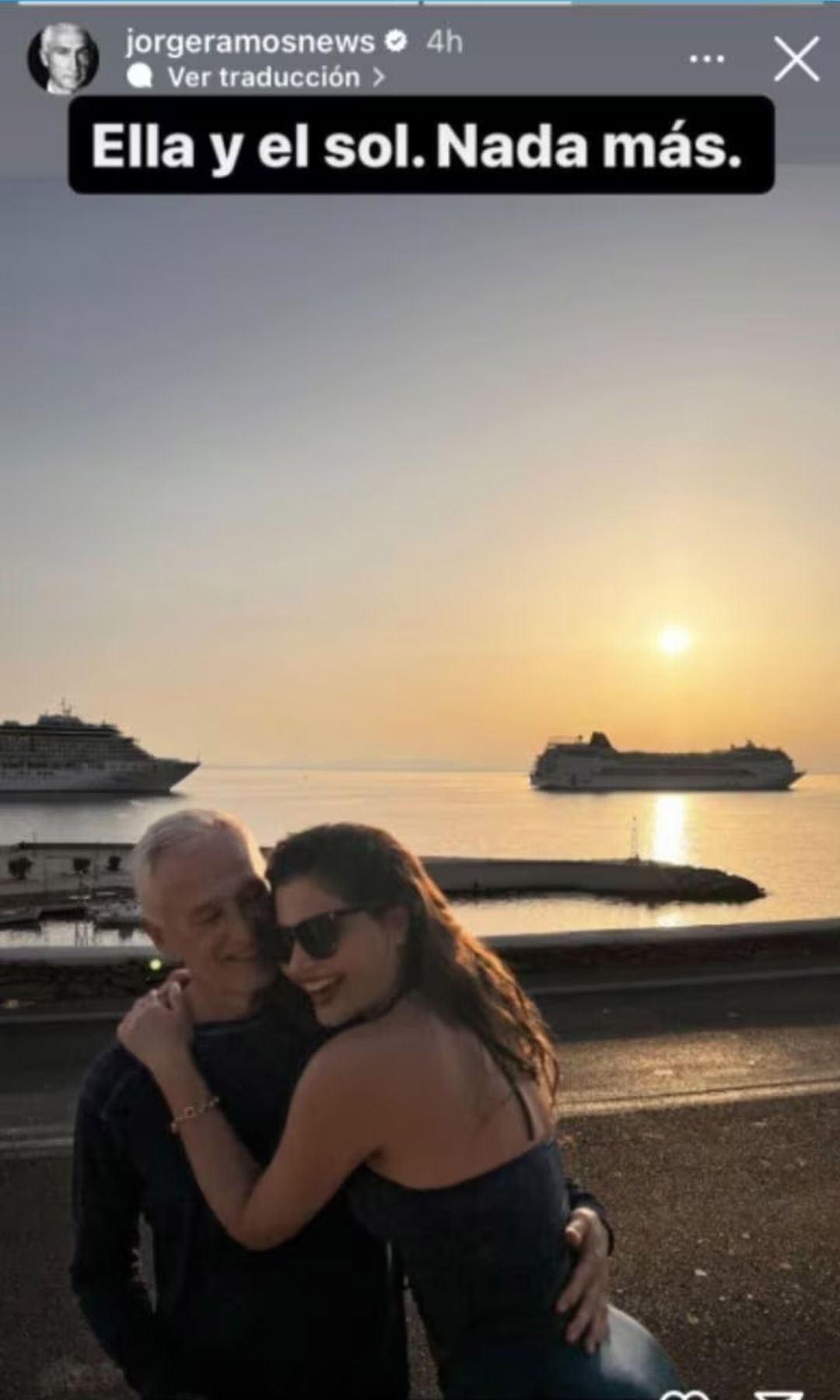 Jorge Ramos y Chiquinqurá Delgado en Grecia el año pasado