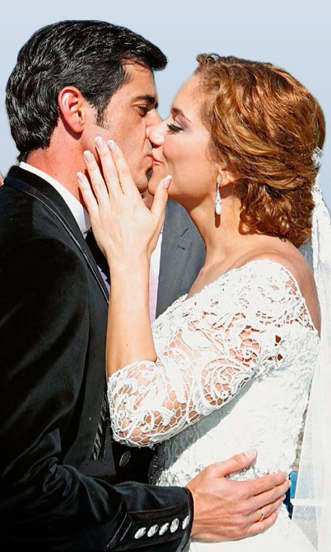 Víctor Janeiro y Beatriz Trapote el día de su boda