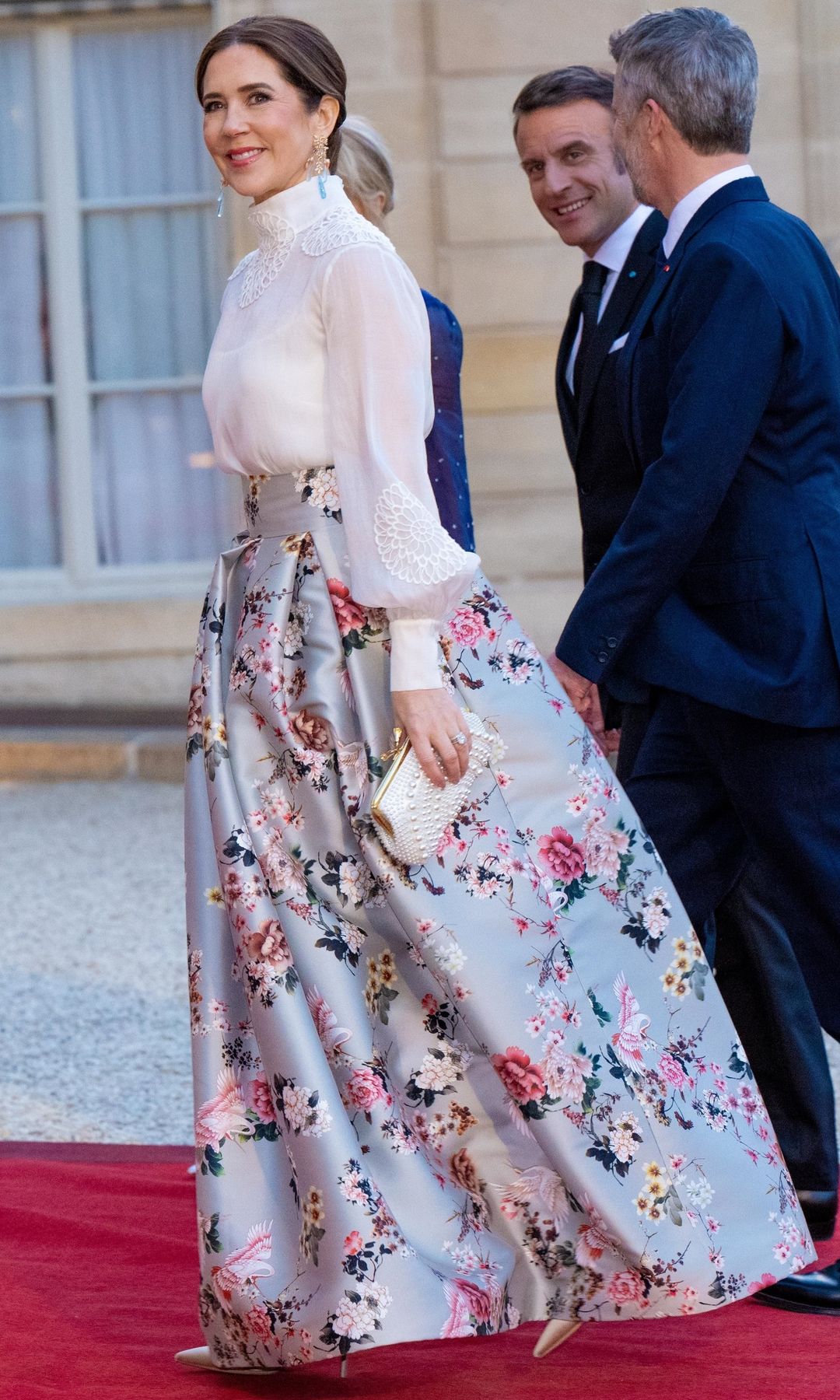 Mary de Dinamarca en la cena de Estado celebrada en París