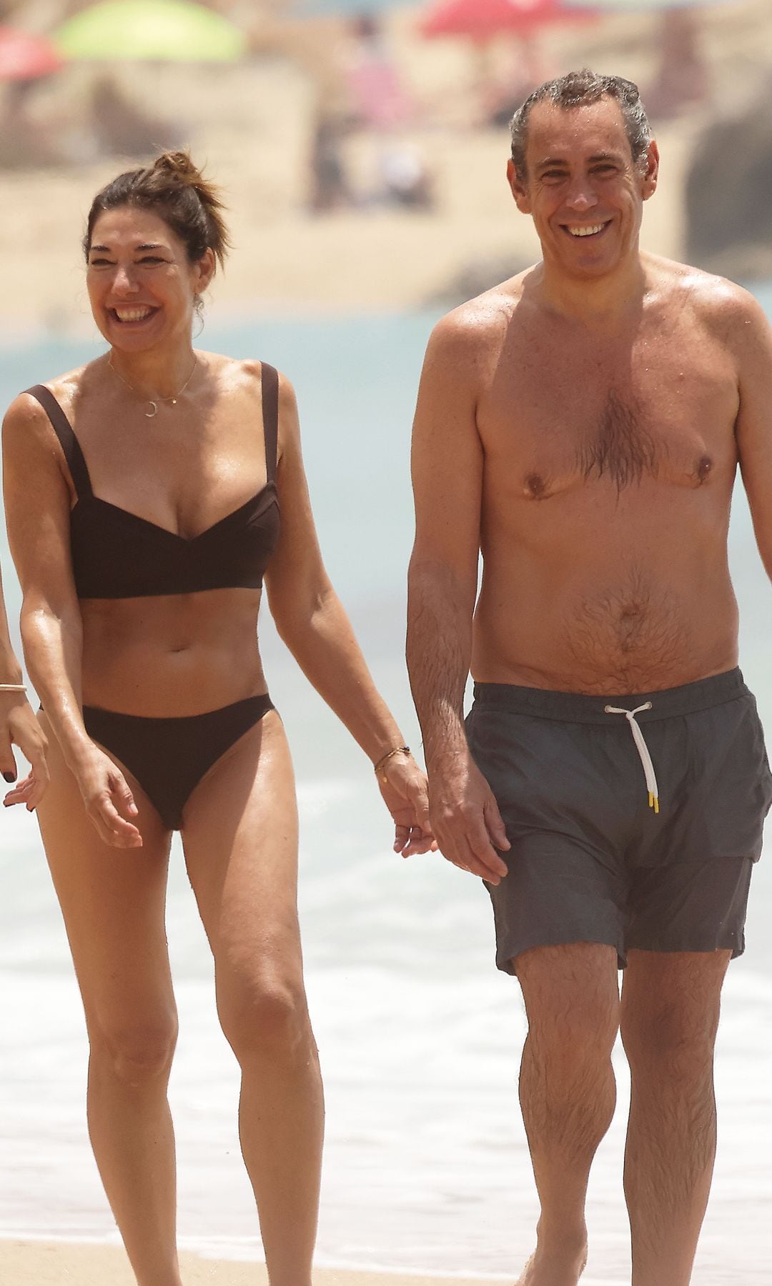 Raquel Revuelta junto a su pareja, Manuel Mirat, CEO del Grupo Vocento. Su relación se conoció el pasado mes de febrero