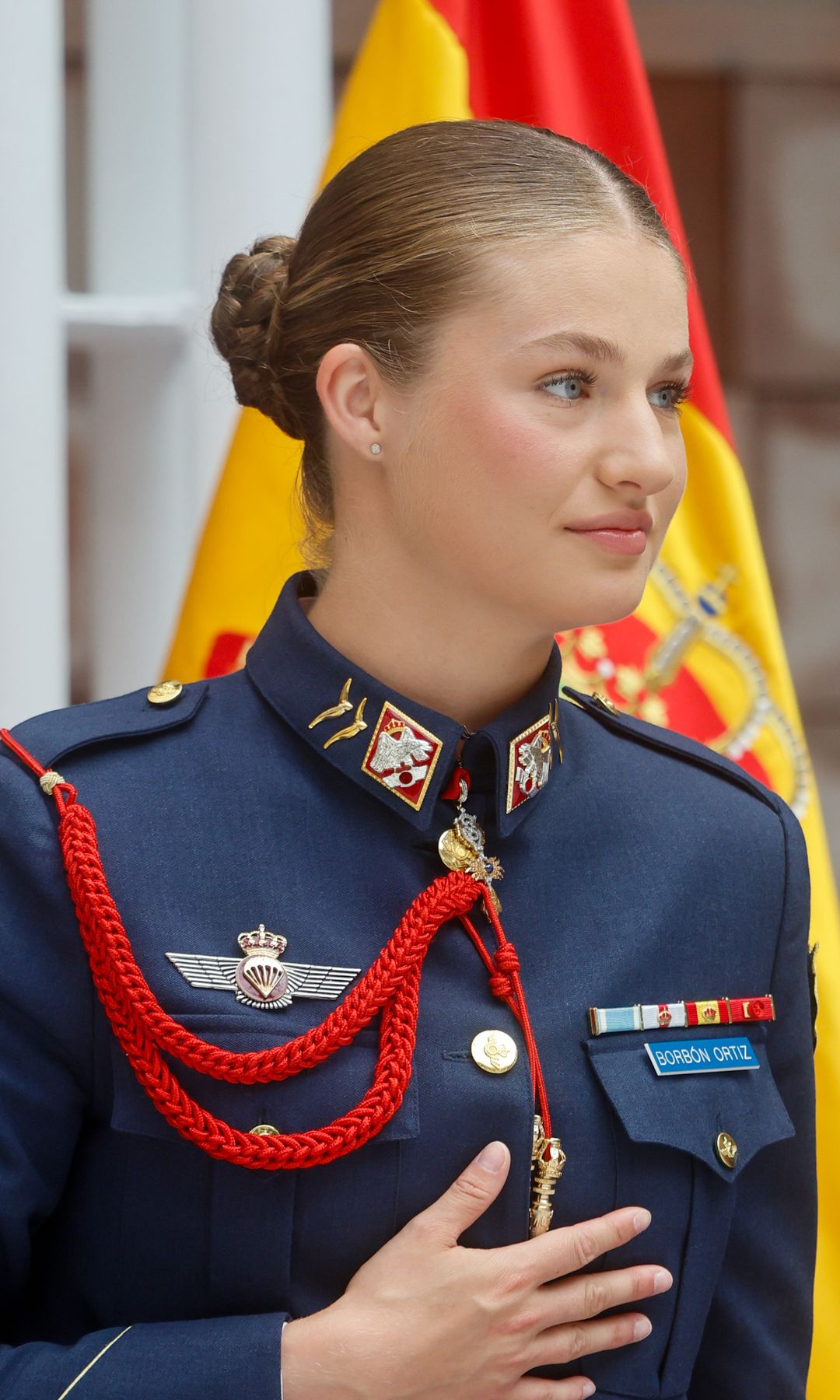 La princesa heredera Leonor de España recibe la Medalla de Oro de la Región de Murcia en el Palacio de San Esteban el 3 de junio de 2026