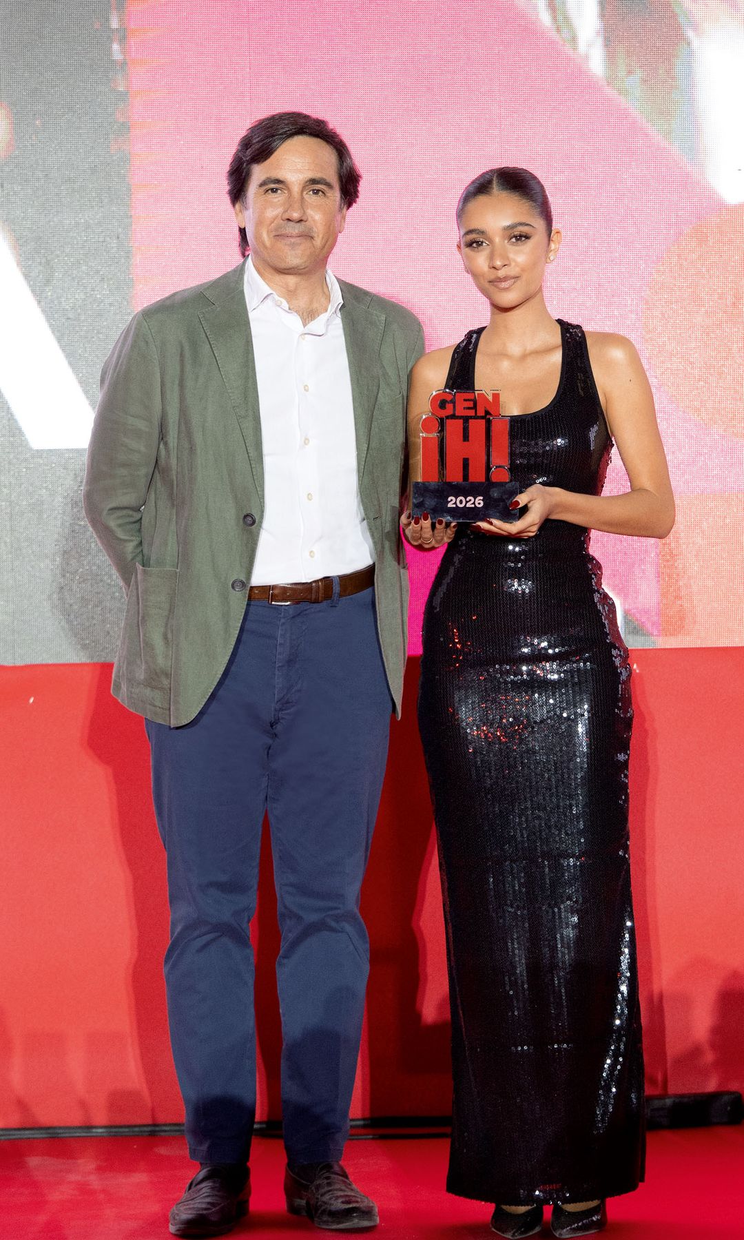 Eduardo Sánchez con Inés García