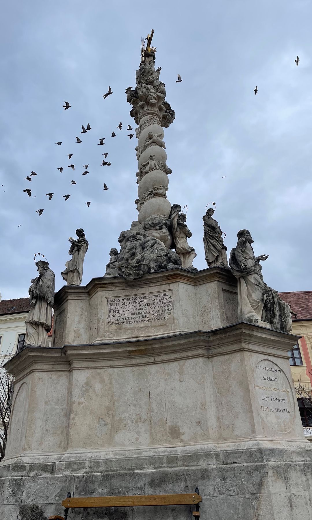Columna de la Santísima Trinidad en Sopron