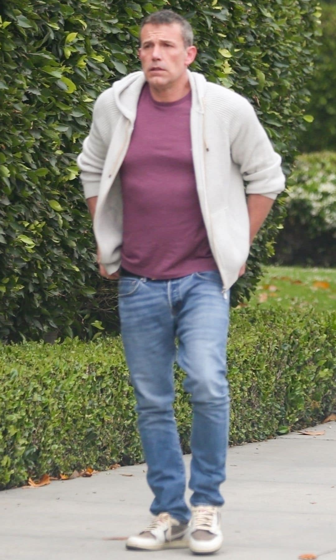 Actor Ben Affleck and mother Christine Anne Boldt in LA