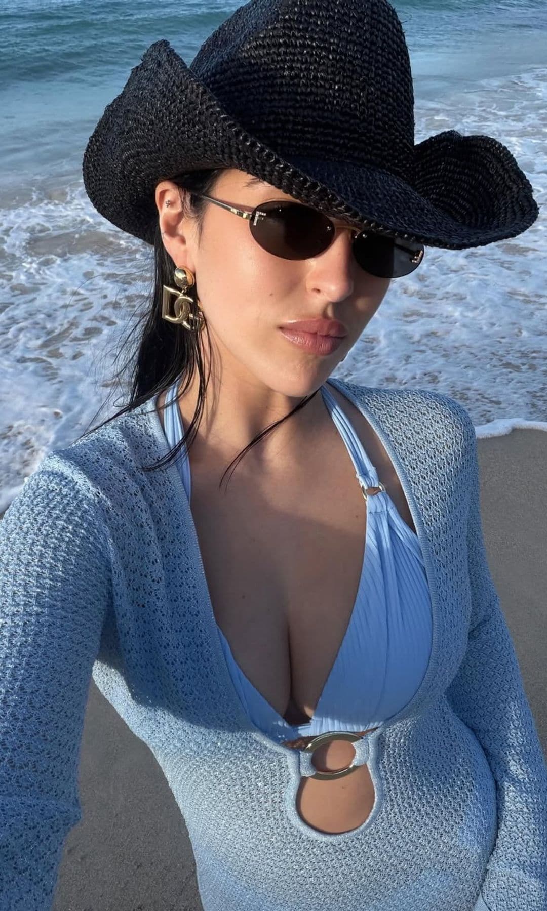 Alba Díaz en St. Barths.