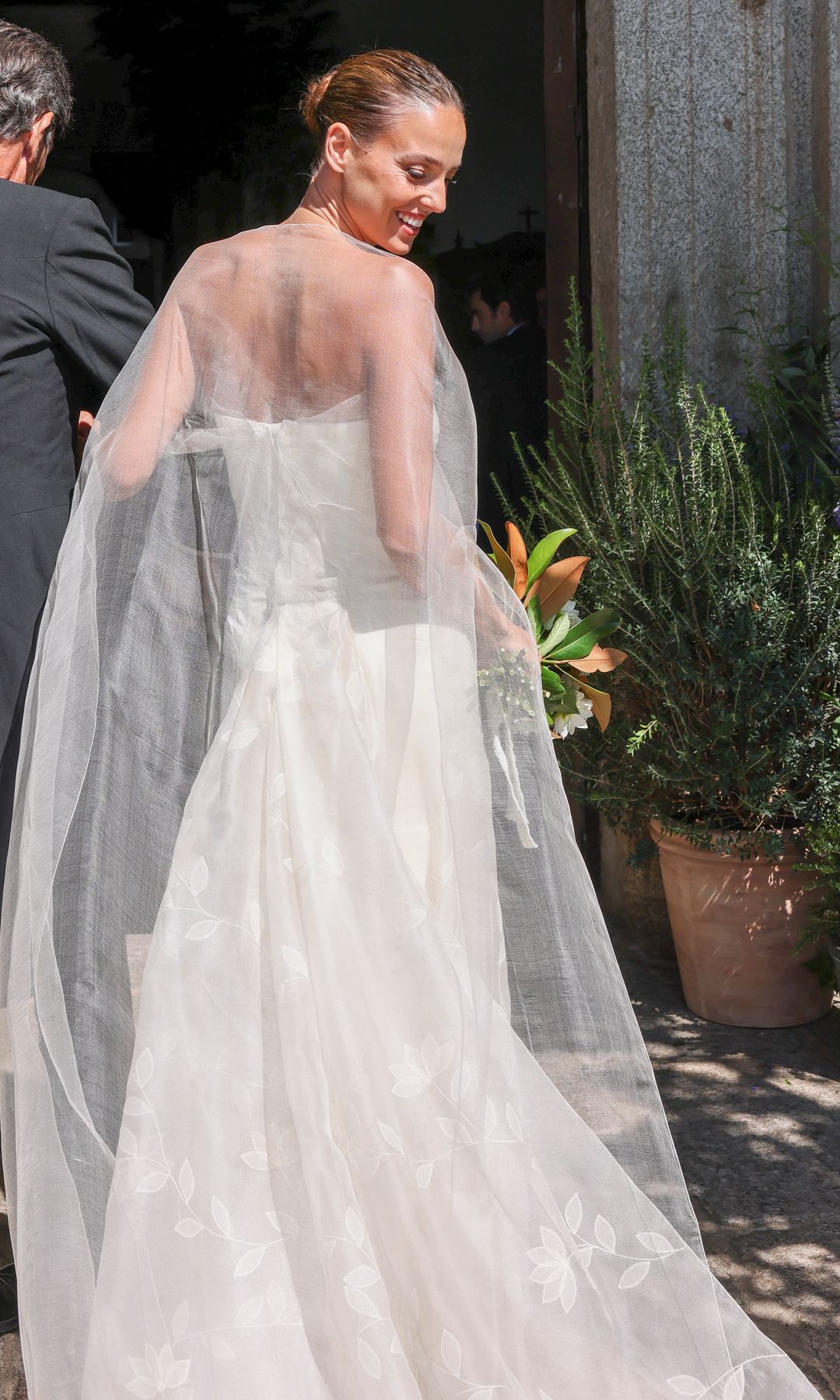 Paloma Vega-Penichet en su boda con José María Castañé Echevarría