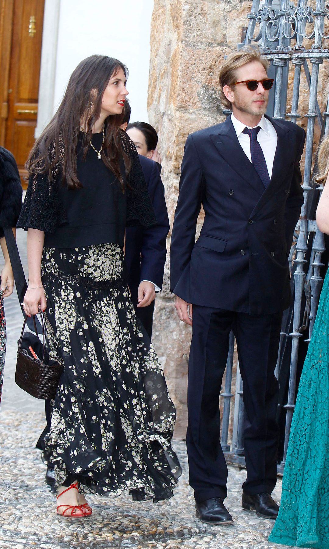 Tatiana Santo Domingo y Andrea Casiraghi asisten a la boda de Lady Charlotte