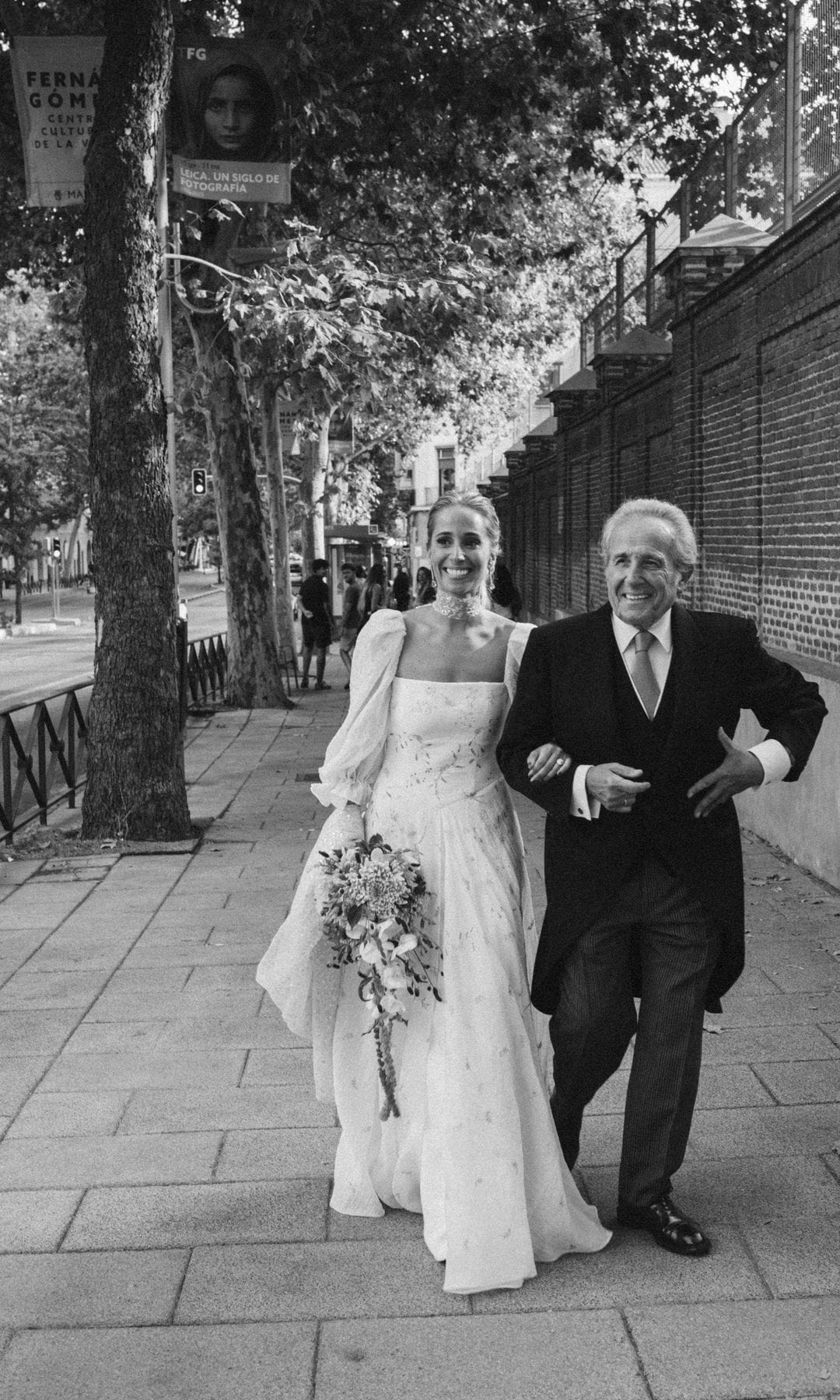 Novia y padrino de boda