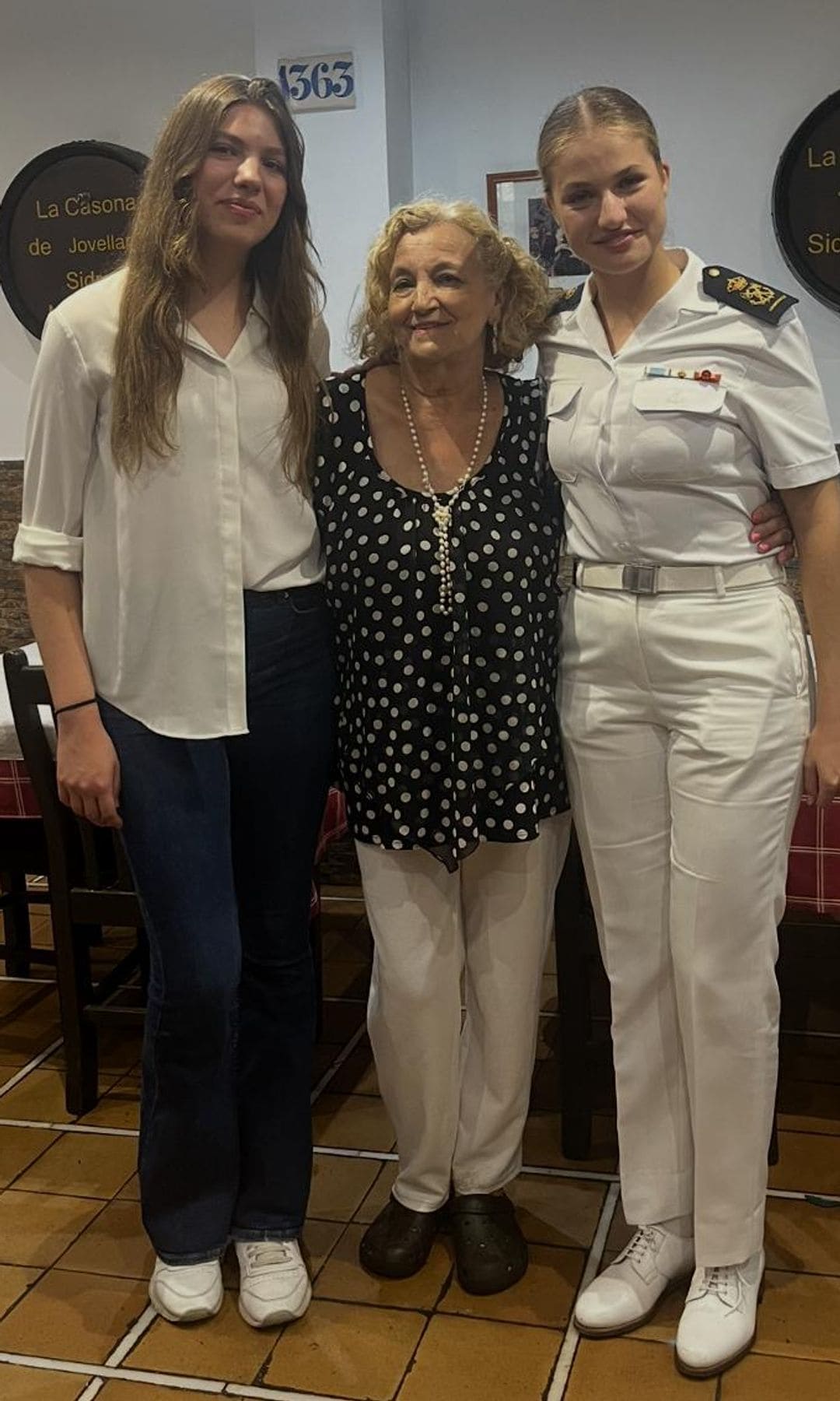 El reencuentro de la princesa Leonor y la infanta Sofía en Gijón