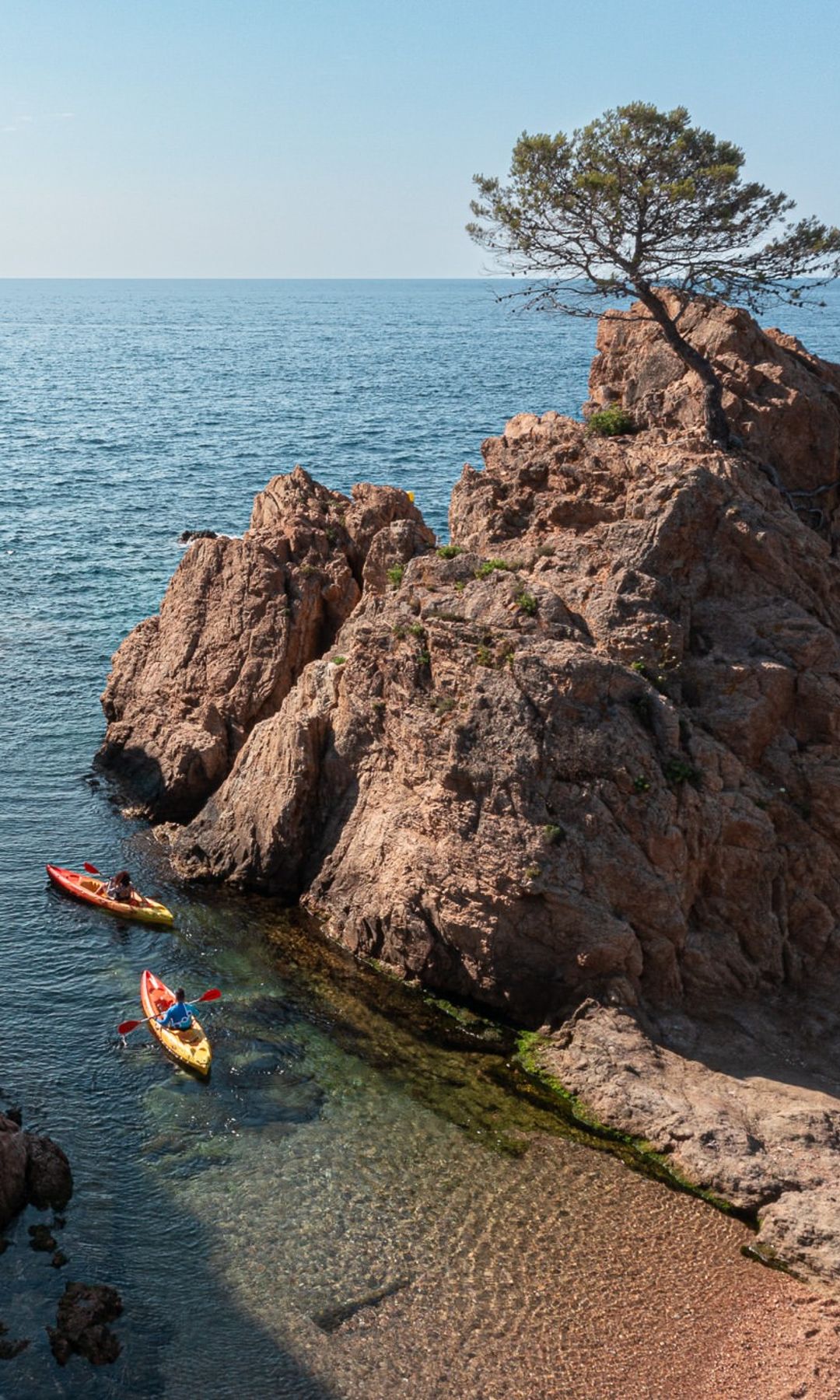 Kayak en Tossa de Mar, Costa Brava, Girona