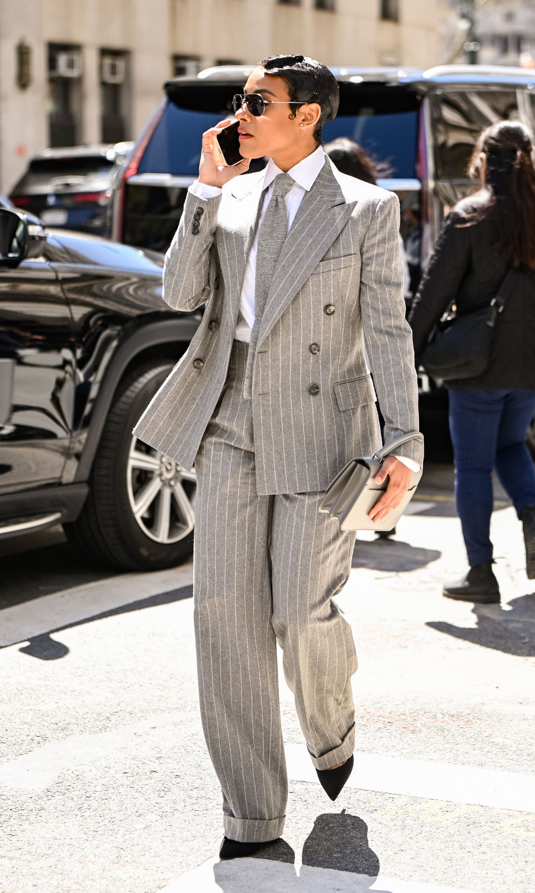 Ariana DeBose en el desfile de Ralph Lauren para Otoño 2025 