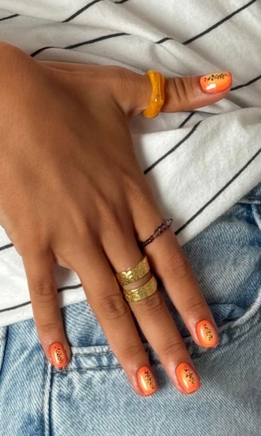 Manicura de papaya