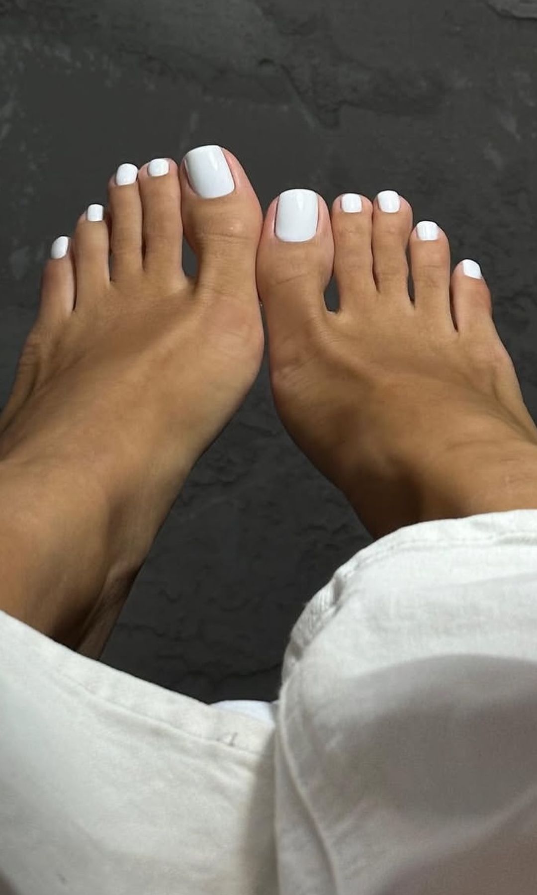 Pedicura blanca