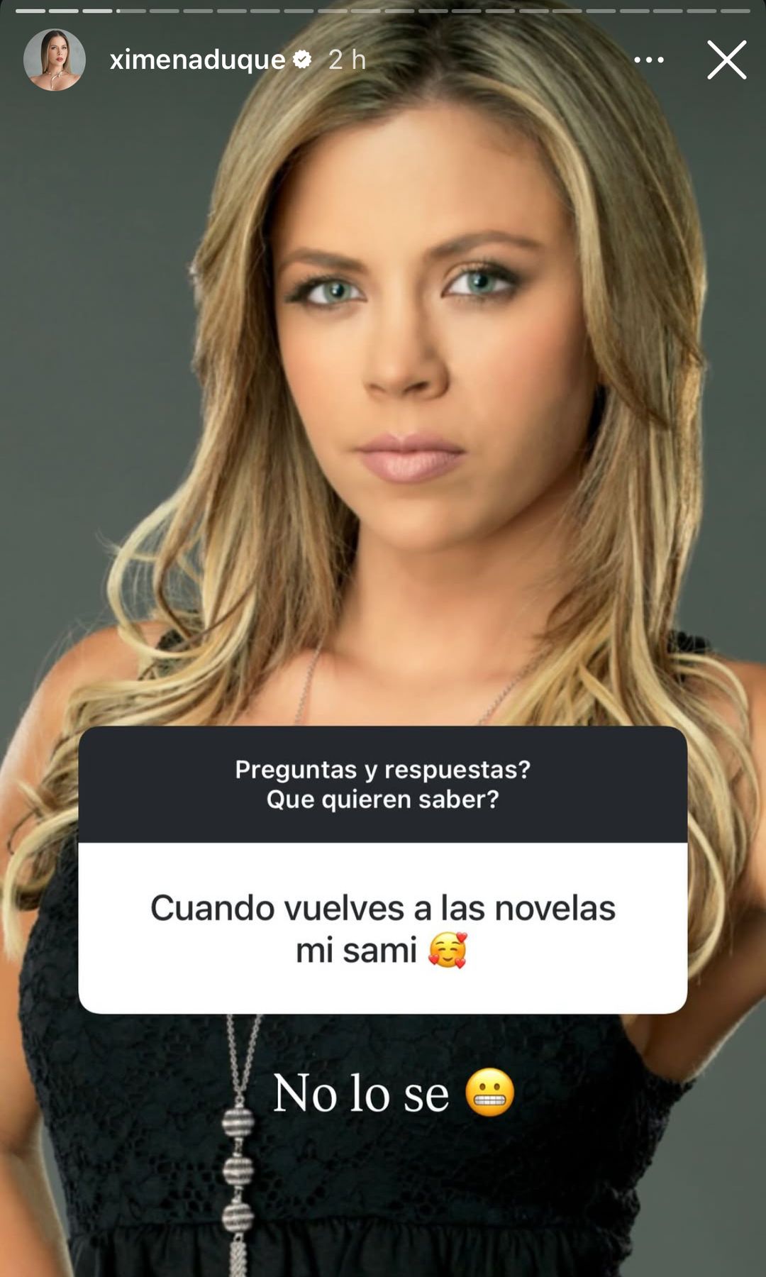 Ximena Duque sobre su regreso a las telenovelas