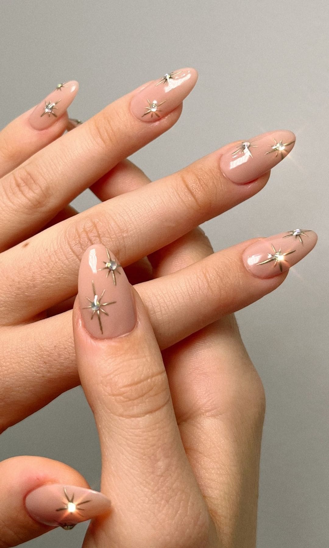Manicura con estrellas