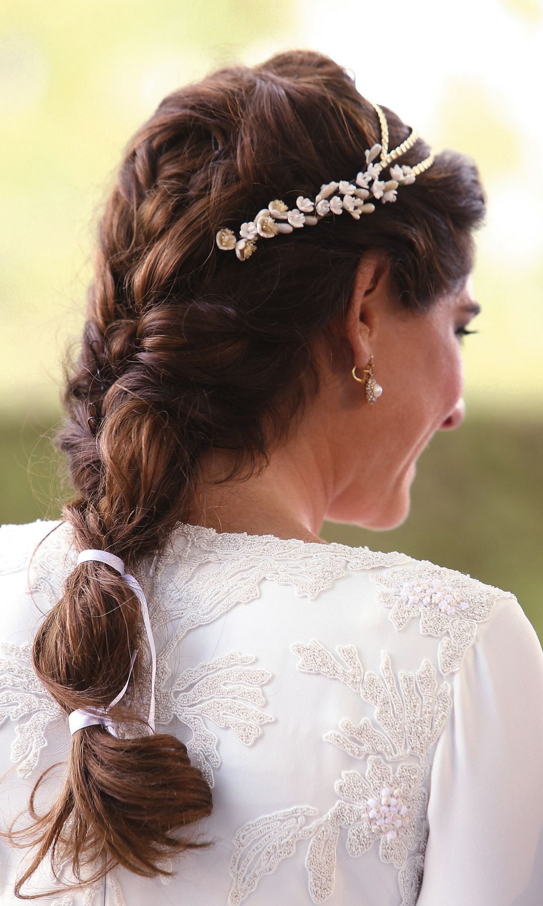 Lourdes Montes el día de su boda civil en Ronda, en 2013