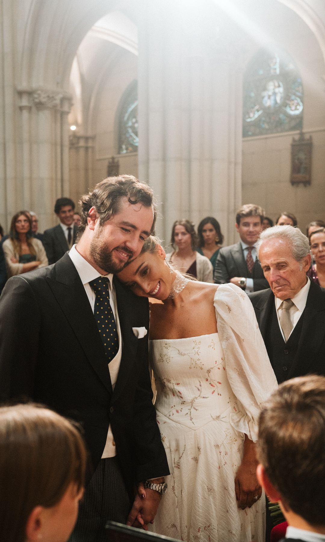 Vestido de novia de flores boda en Madrid
