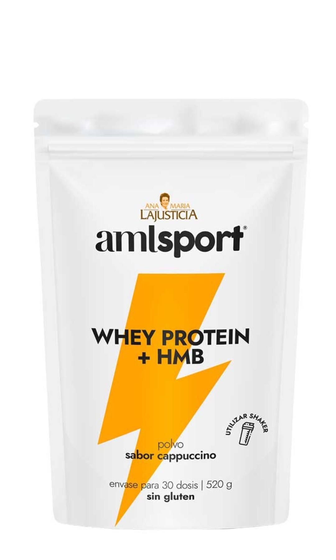 WHEY PROTEIN AMLSPORT SABOR CAPPUCCINO (43,75€), AMLSPORT