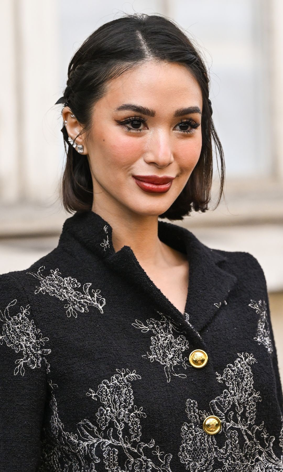 Peinado con trenzas laterales