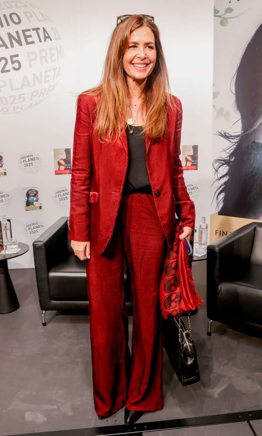 Nuria Roca en la presentación de 'Vera, una historia de amor', la nueva novela de Juan del Val. 4 de noviembre de 2025