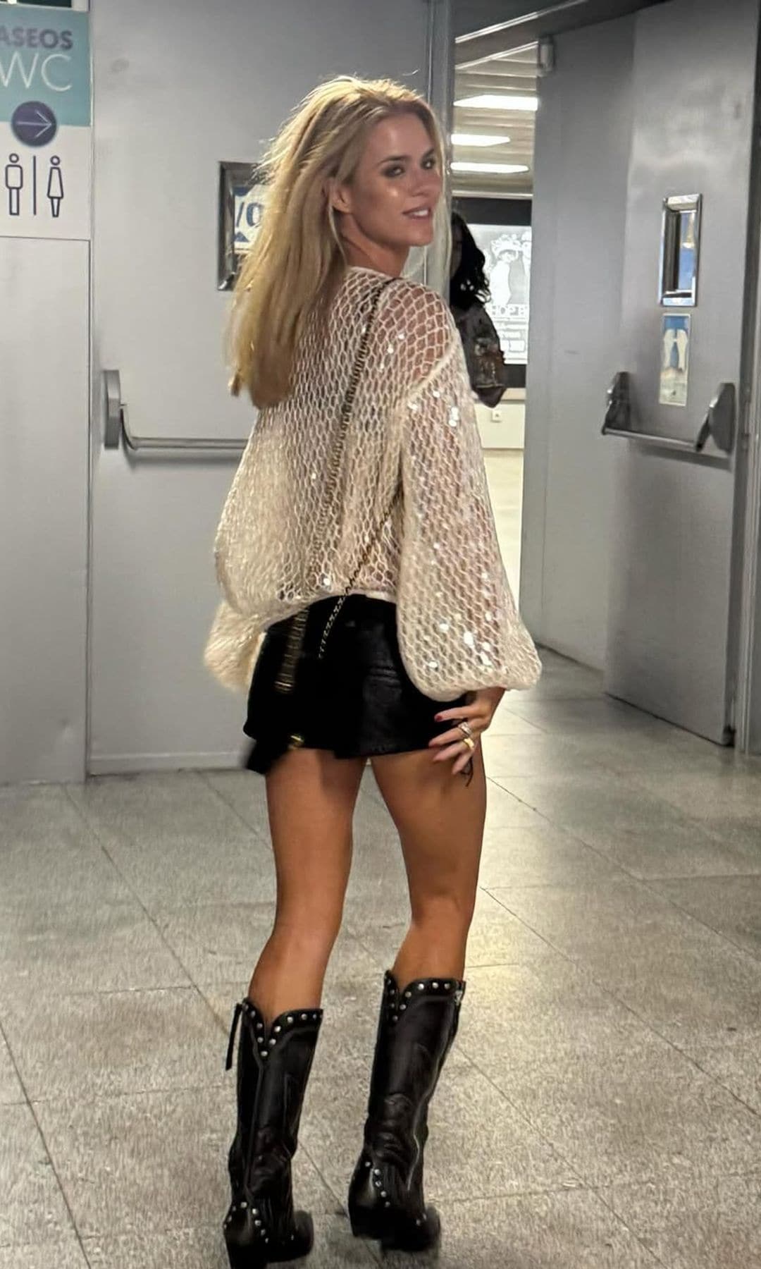 Amelia Bono en el concierto de Manuel Carrasco