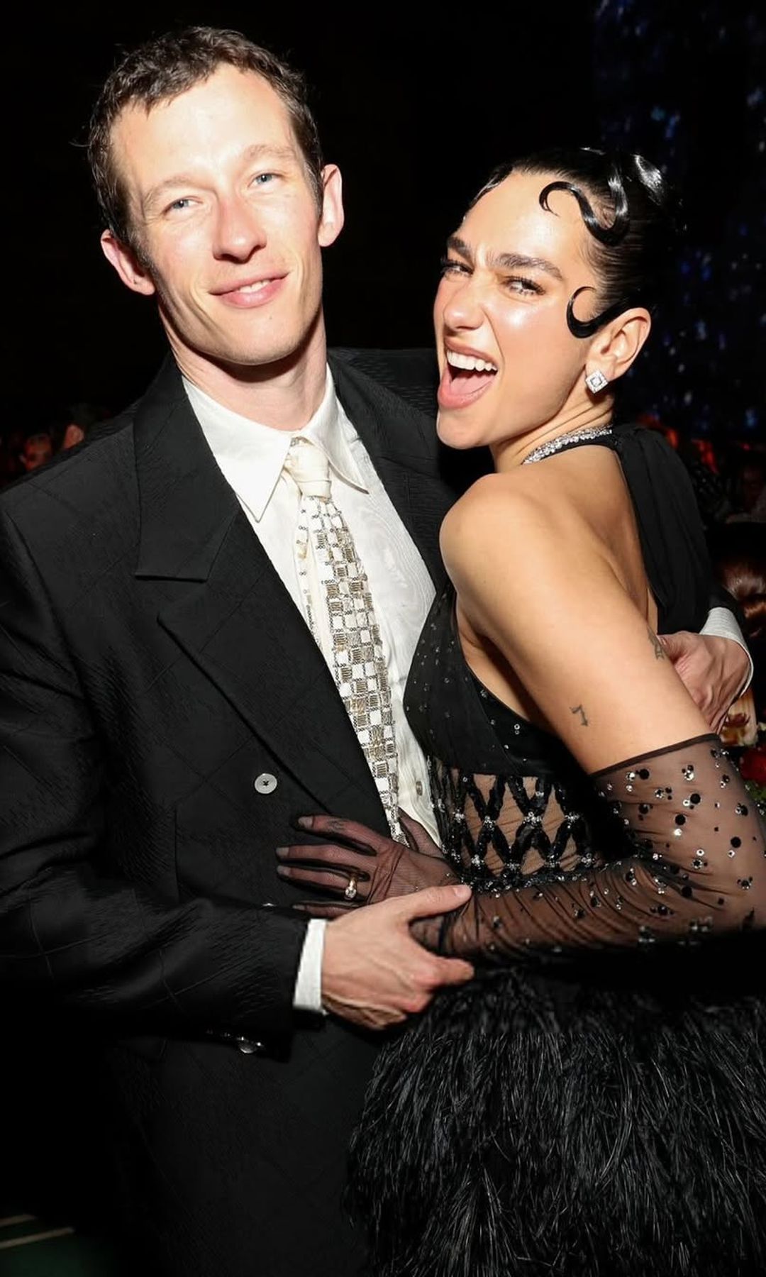 Dua Lipa y su novio Callum Turner